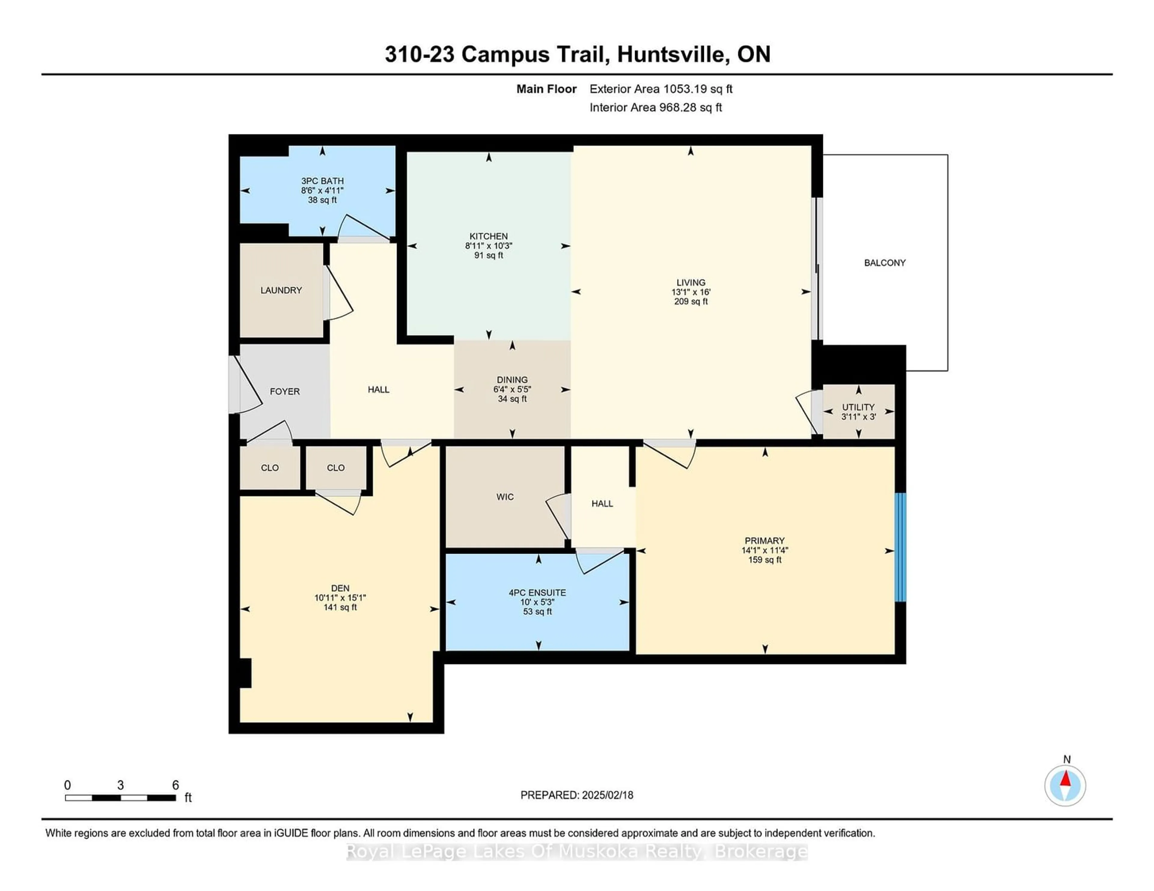 Floor plan for 23 Campus Tr #310, Huntsville Ontario P1H 0G1