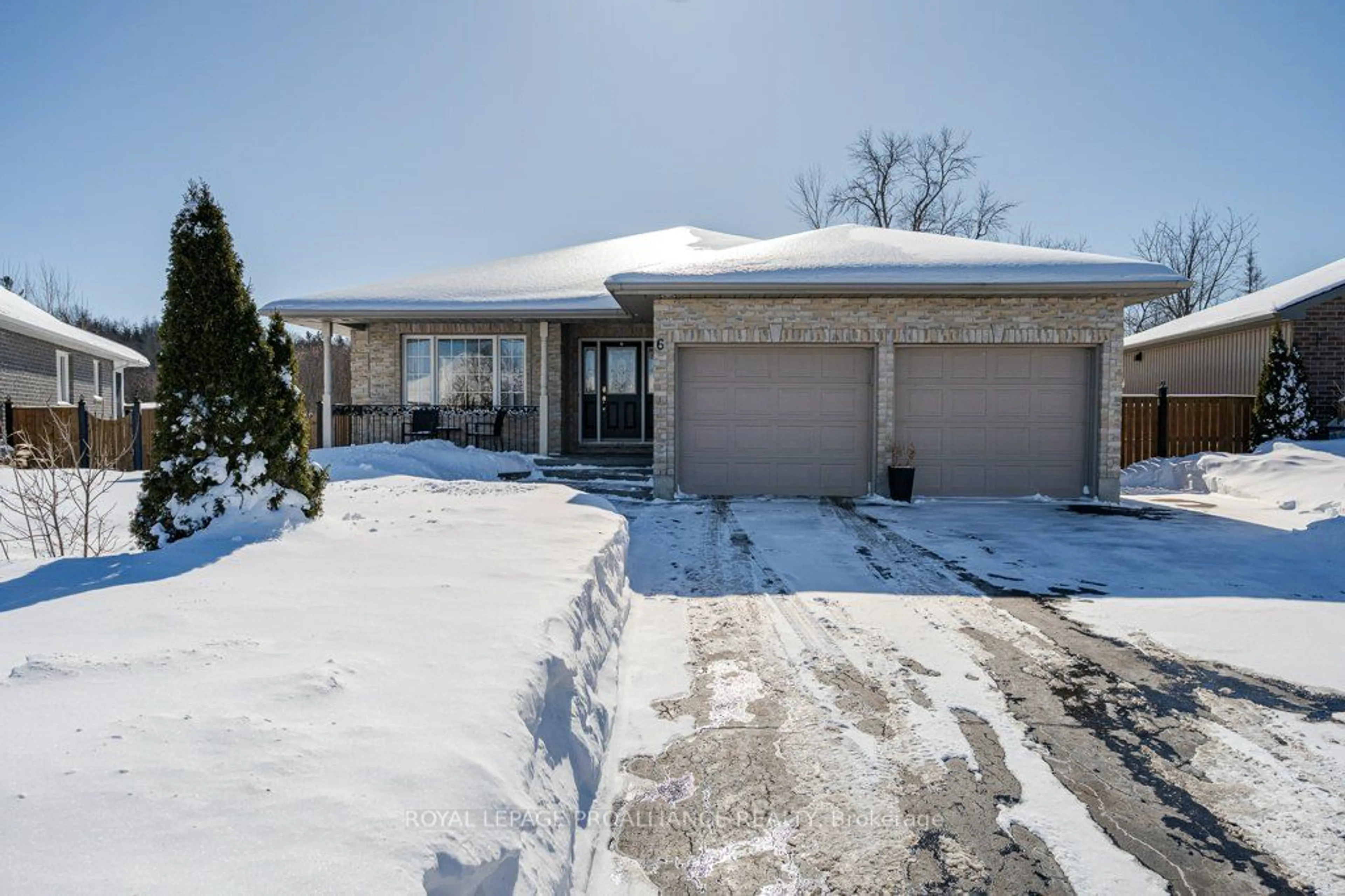 A pic from outside/outdoor area/front of a property/back of a property/a pic from drone, street for 6 Cedar Creek Way, Quinte West Ontario K0K 2C0