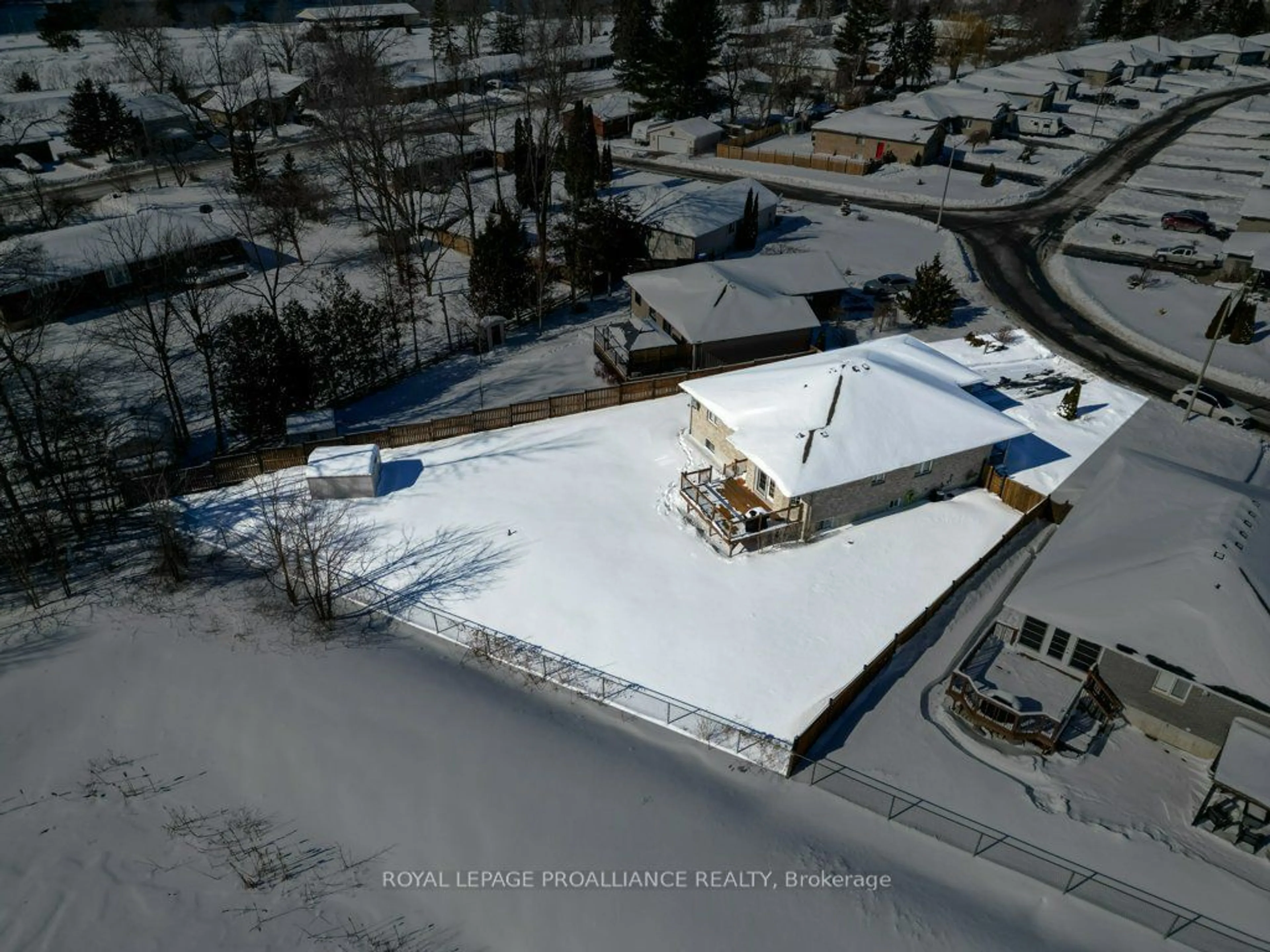 A pic from outside/outdoor area/front of a property/back of a property/a pic from drone, building for 6 Cedar Creek Way, Quinte West Ontario K0K 2C0