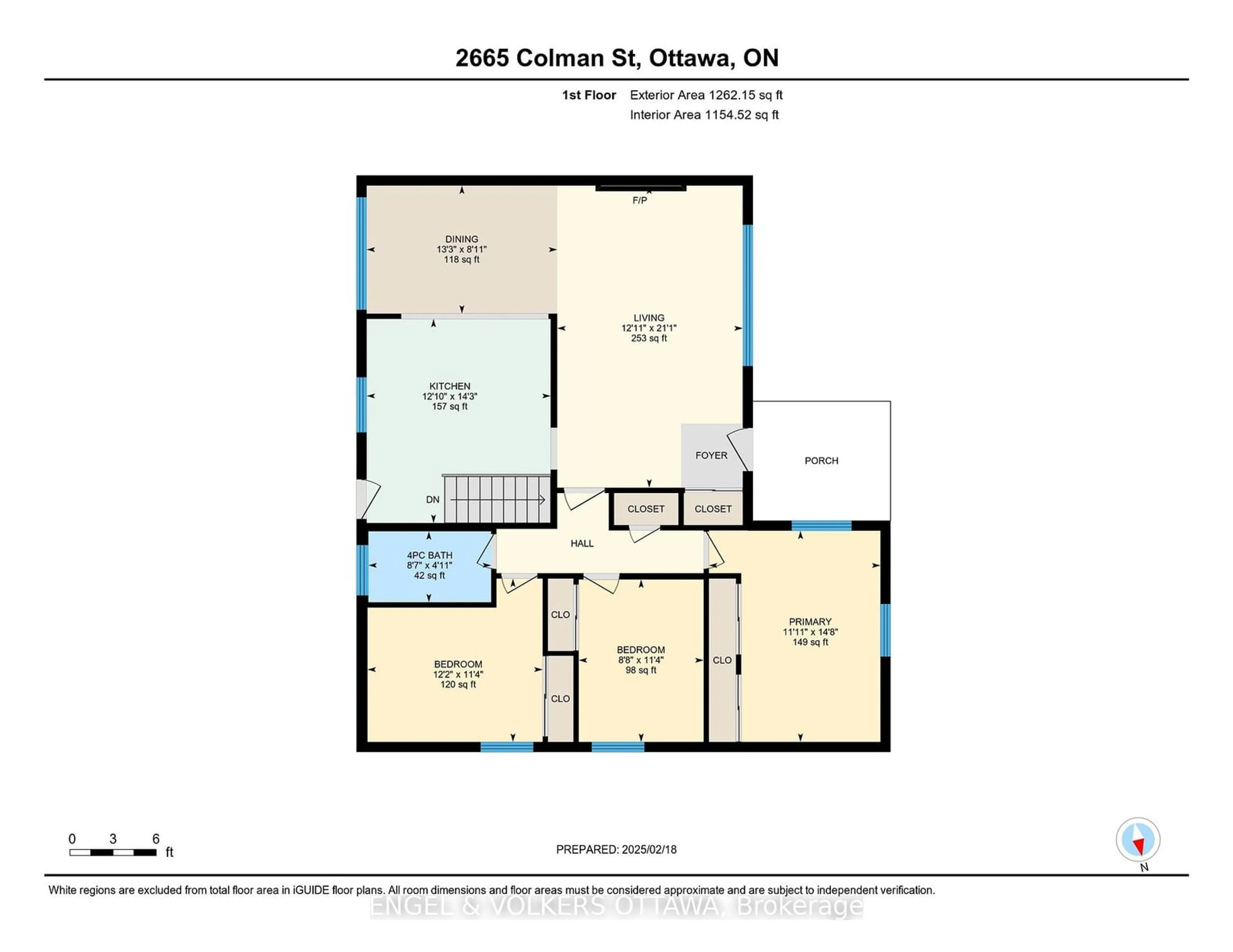 Floor plan for 2665 Colman St, Billings Bridge - Riverside Park and Area Ontario K1V 8J7