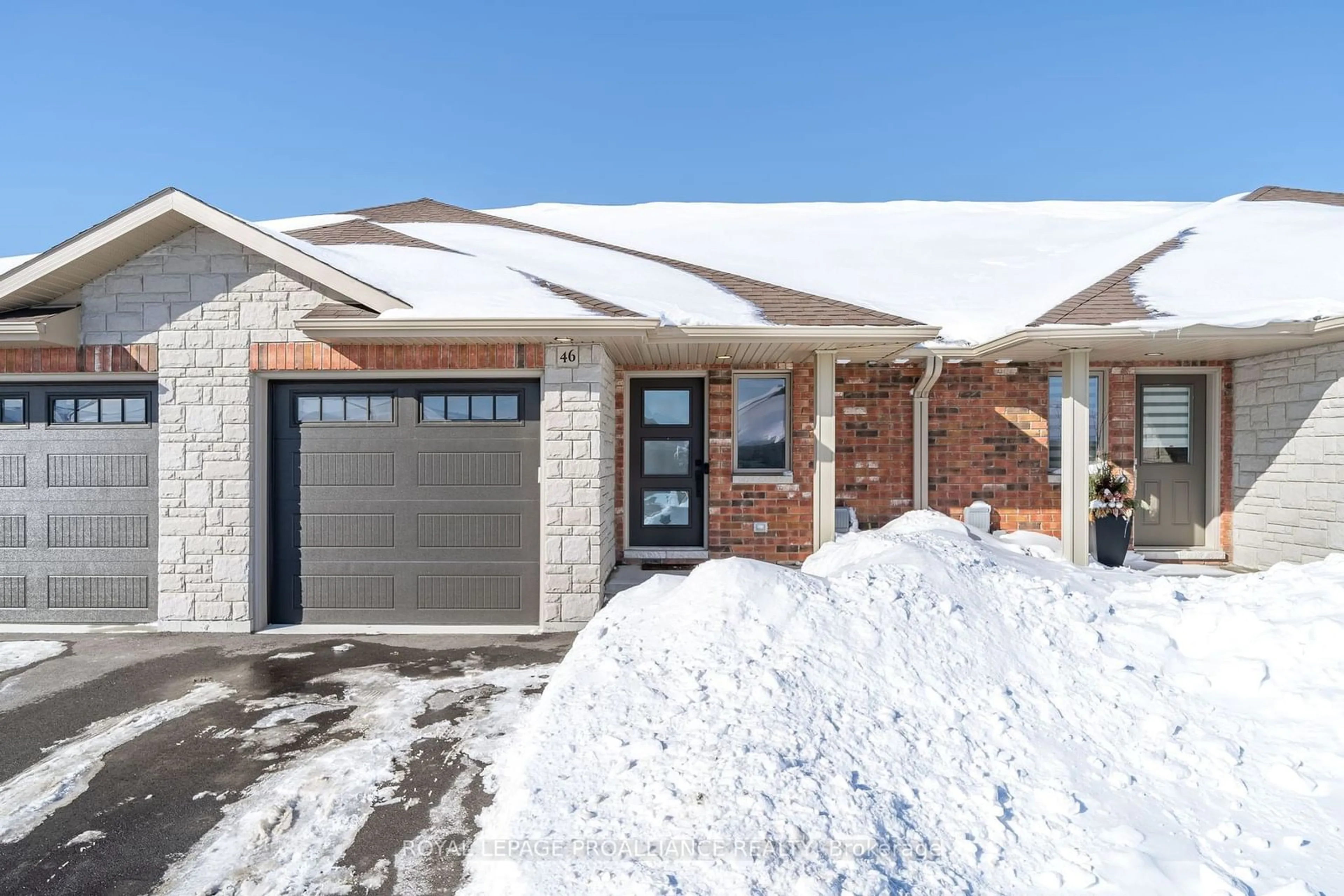 Home with brick exterior material, street for 46 Cedar Park Cres, Quinte West Ontario K8V 0G2