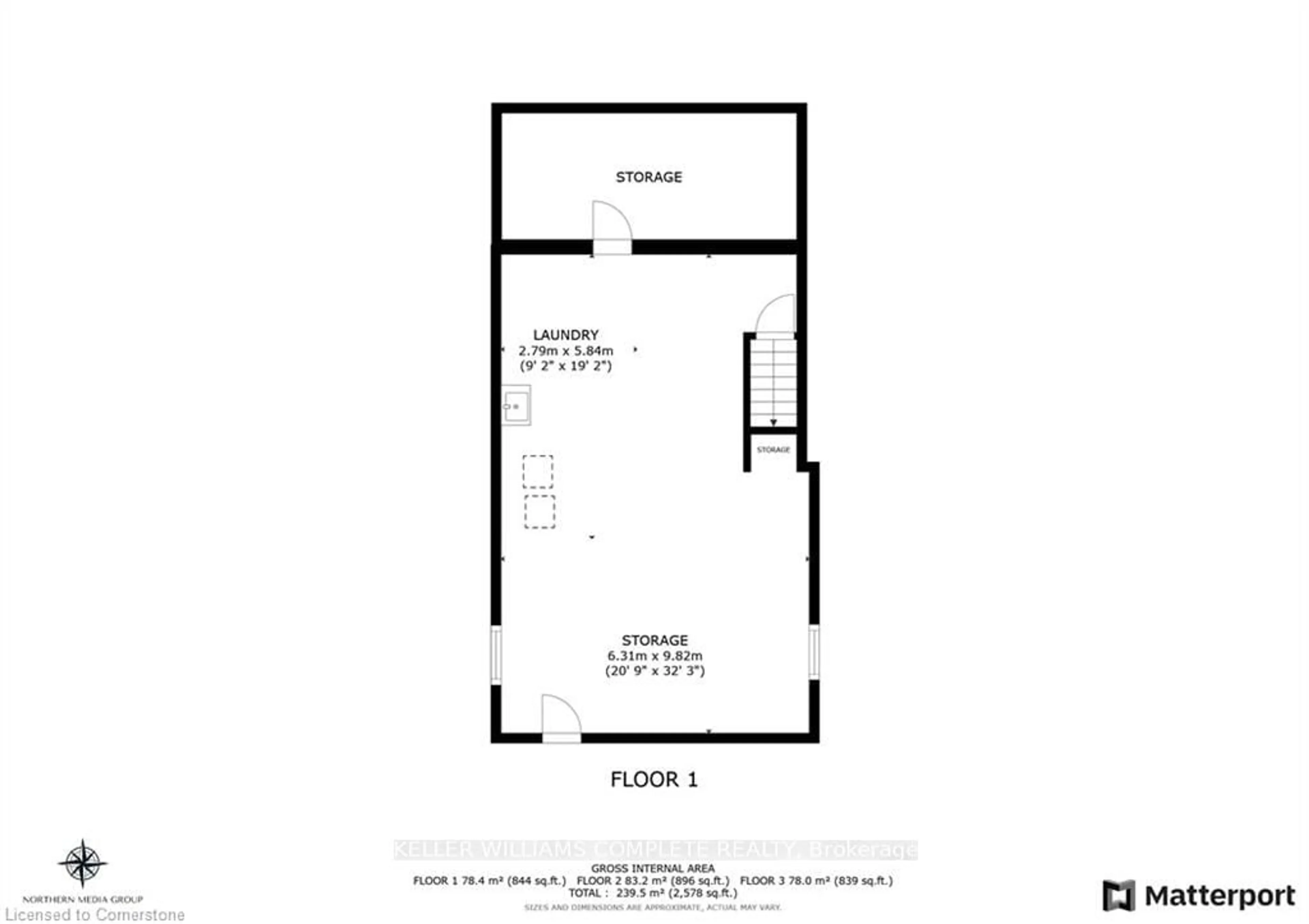 Floor plan for 100 Park Row, Hamilton Ontario L8H 4E6