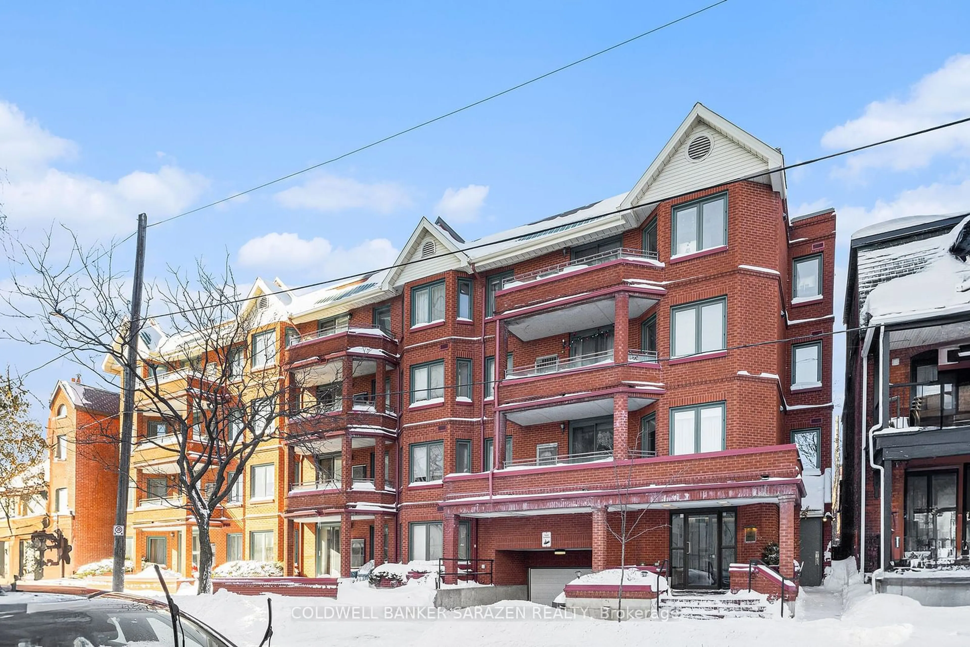 Balcony in the apartment, building for 45 Argyle Ave #104, Ottawa Centre Ontario K2P 1B3