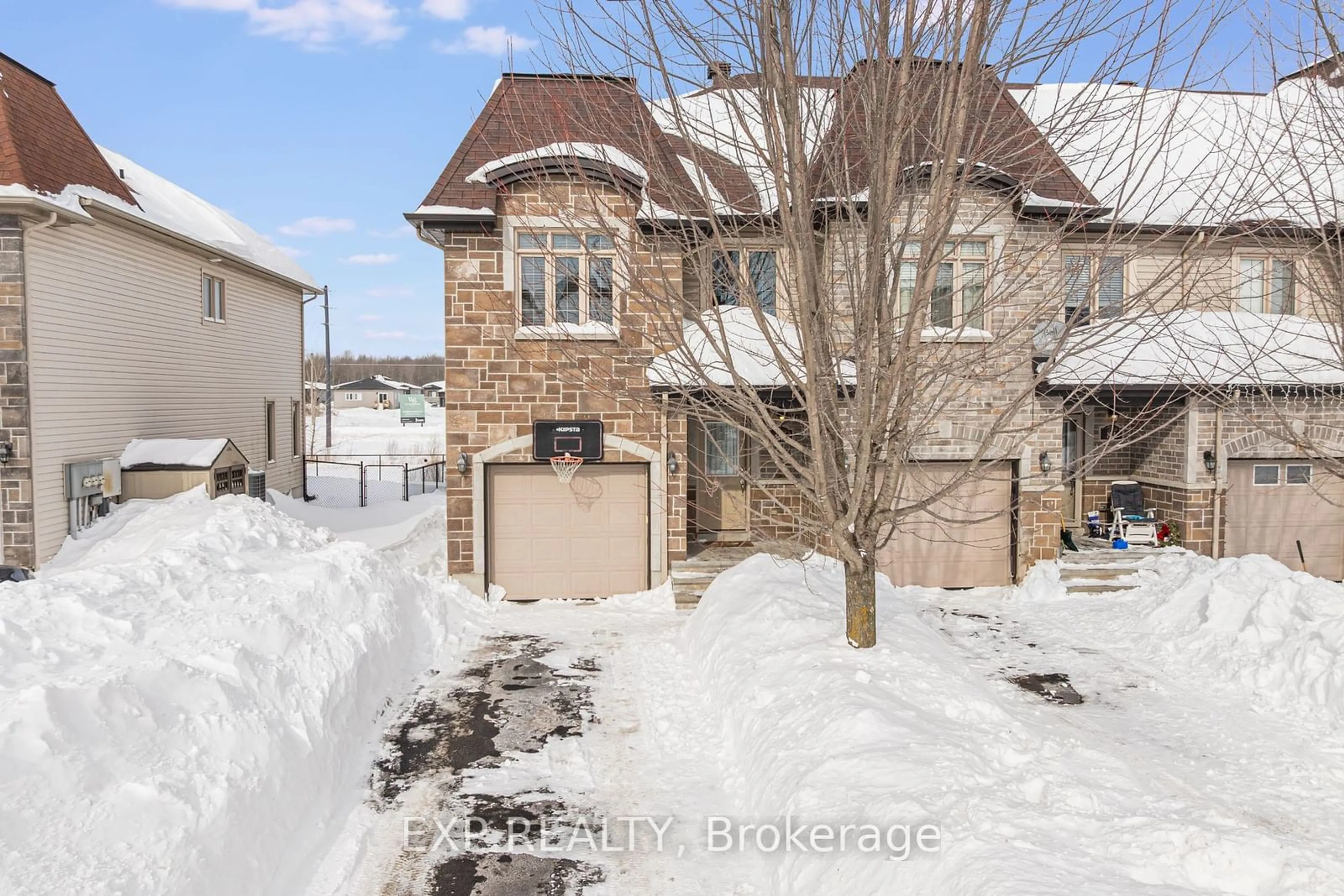 A pic from outside/outdoor area/front of a property/back of a property/a pic from drone, street for 86 Asselin St, The Nation Ontario K0A 2M0