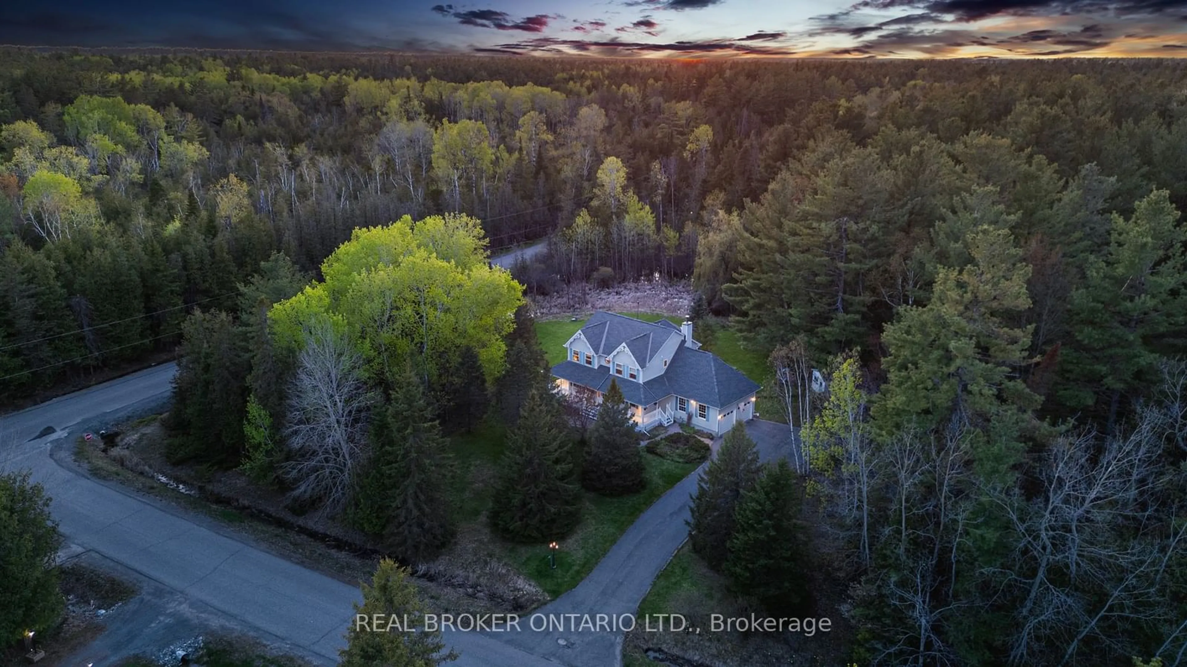 A pic from outside/outdoor area/front of a property/back of a property/a pic from drone, forest/trees view for 101 Pine Brook Lane, Carp - Huntley Ward Ontario K0A 1L0