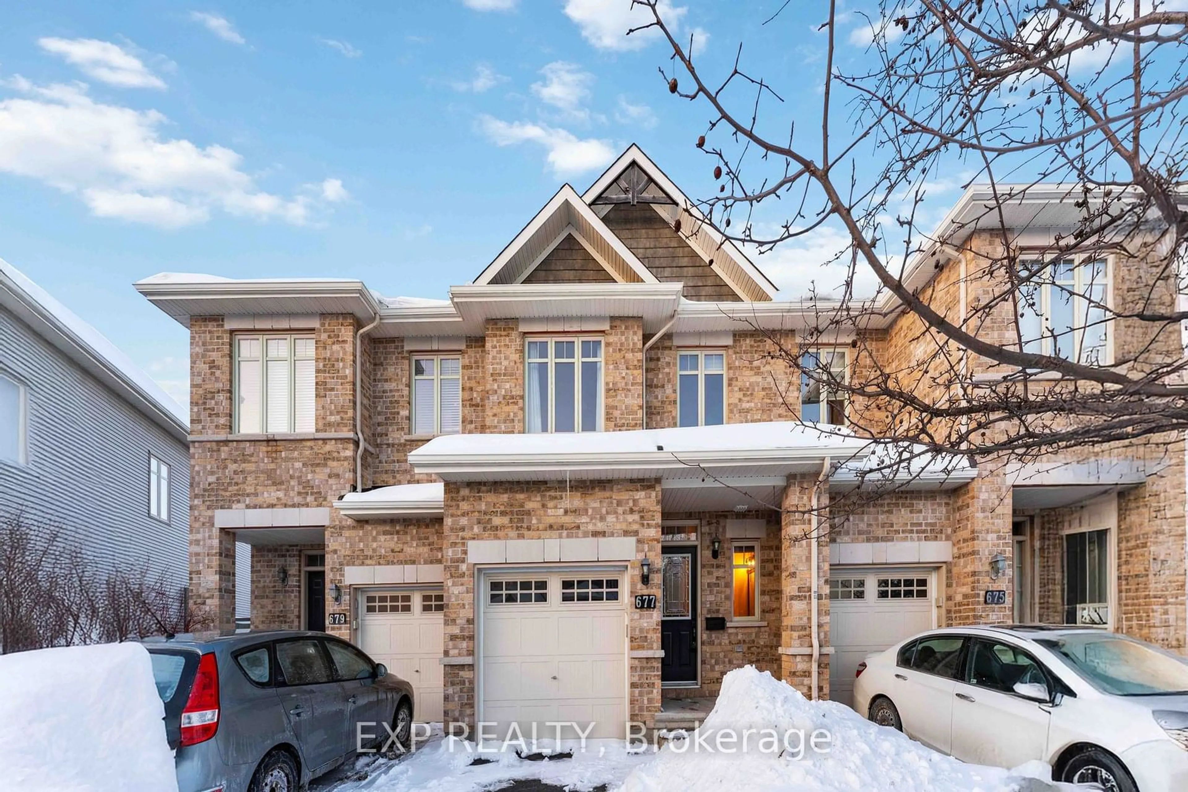 Home with brick exterior material, street for 677 Bowercrest Cres, Blossom Park - Airport and Area Ontario K1V 2M2