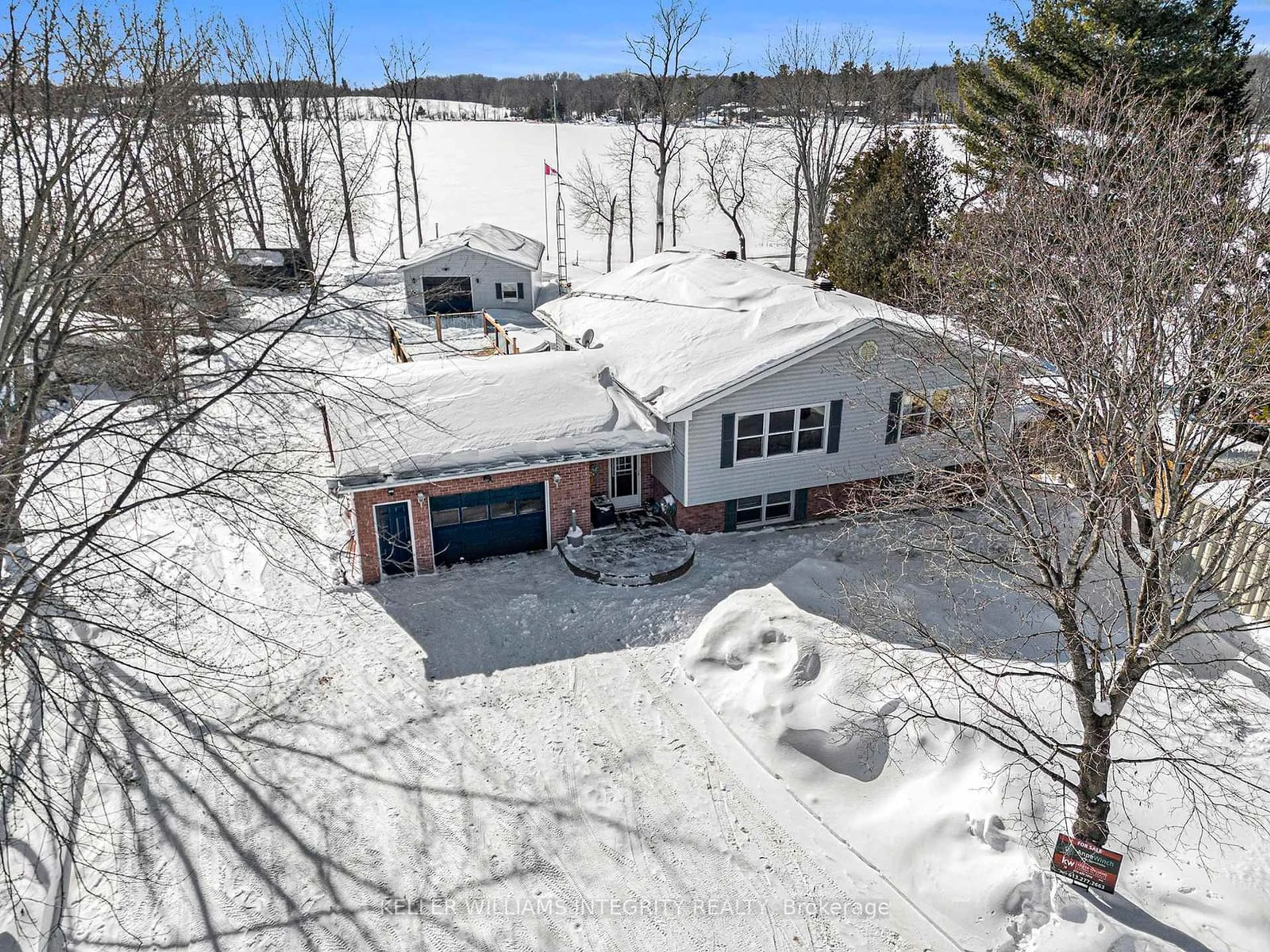 A pic from outside/outdoor area/front of a property/back of a property/a pic from drone, unknown for 103 Mcveety Rd, Drummond/North Elmsley Ontario K7H 3C7