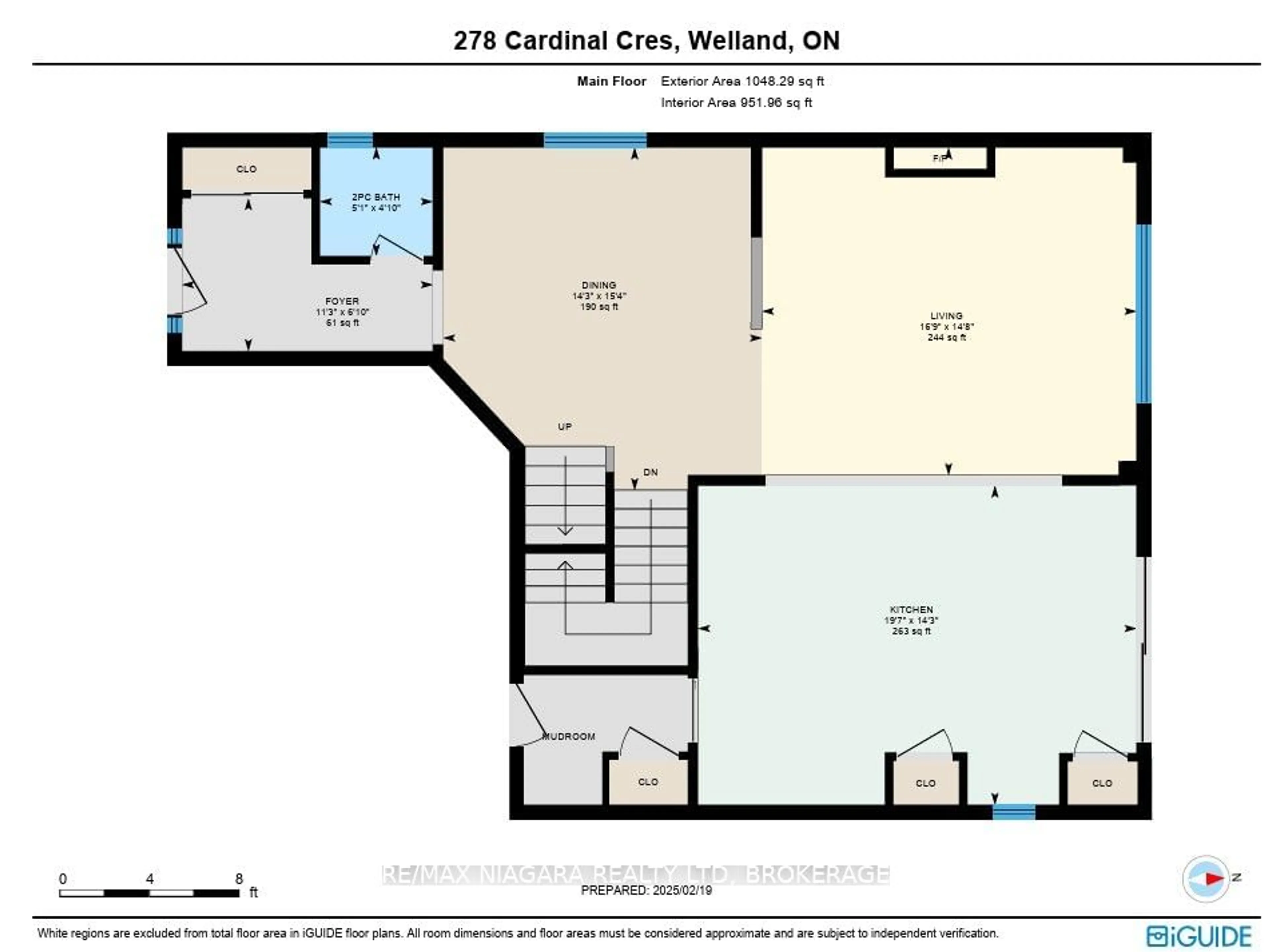 Floor plan for 278 Cardinal Cres, Welland Ontario L3C 0B1