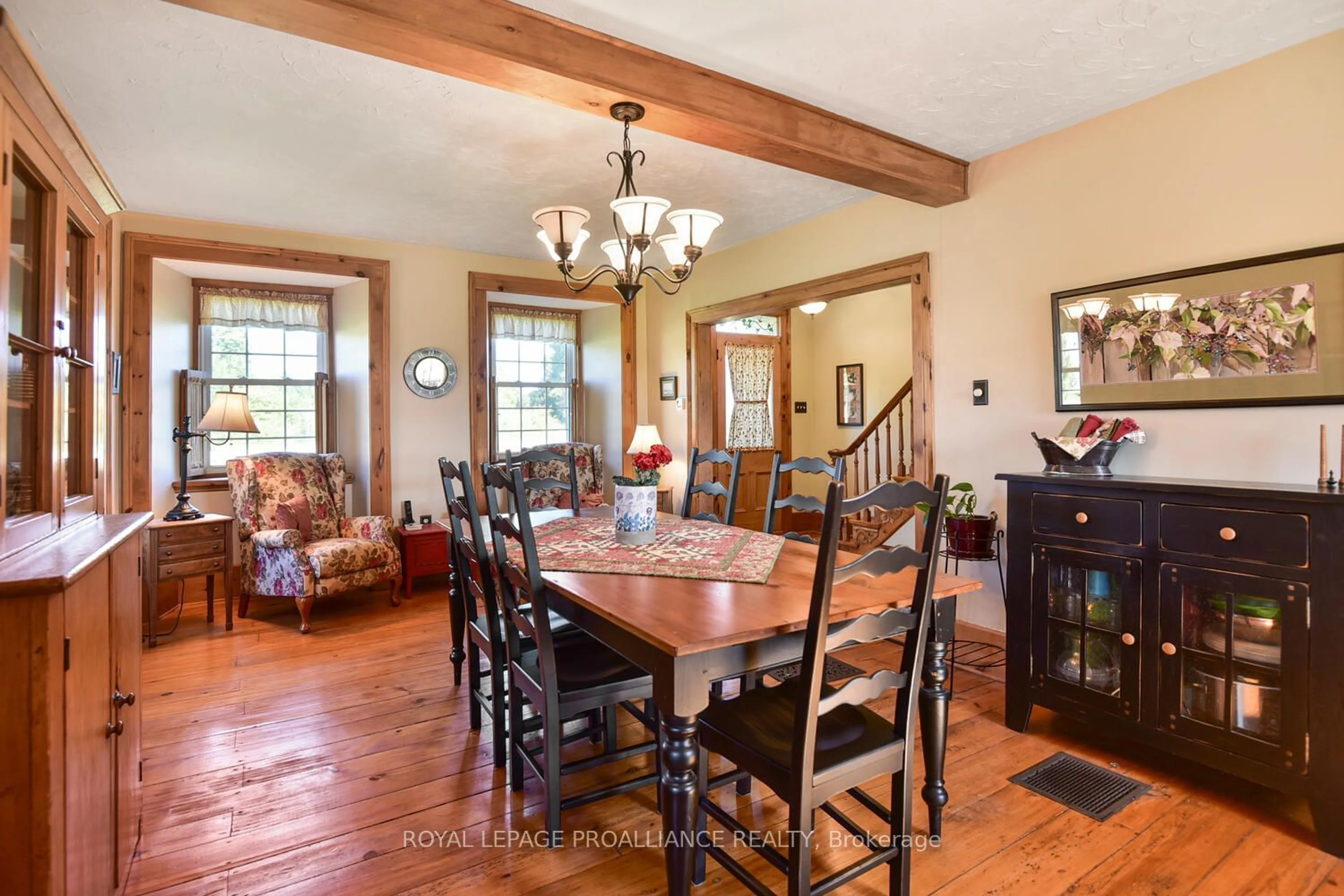Dining room, wood/laminate floor for 3945 COUNTY ROAD 26 Rd, Elizabethtown-Kitley Ontario K6V 5T2