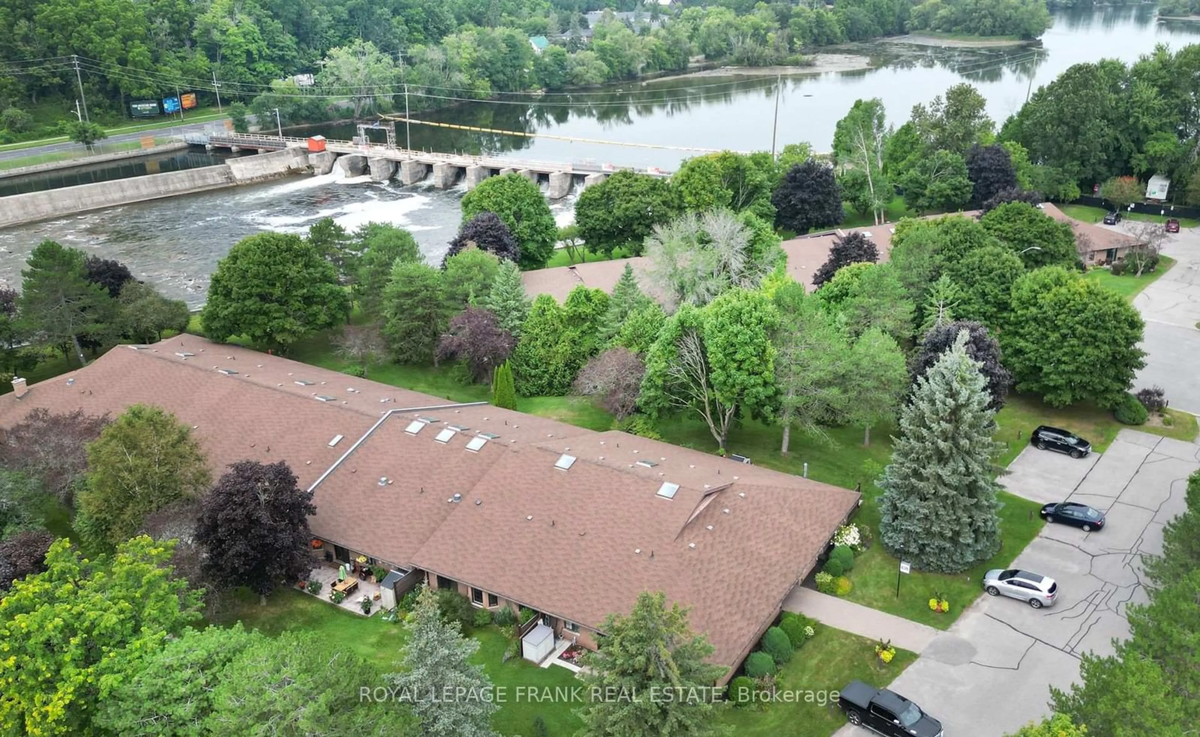 A pic from outside/outdoor area/front of a property/back of a property/a pic from drone, water/lake/river/ocean view for 635 Whitaker St #10, Peterborough Ontario K9H 7L5