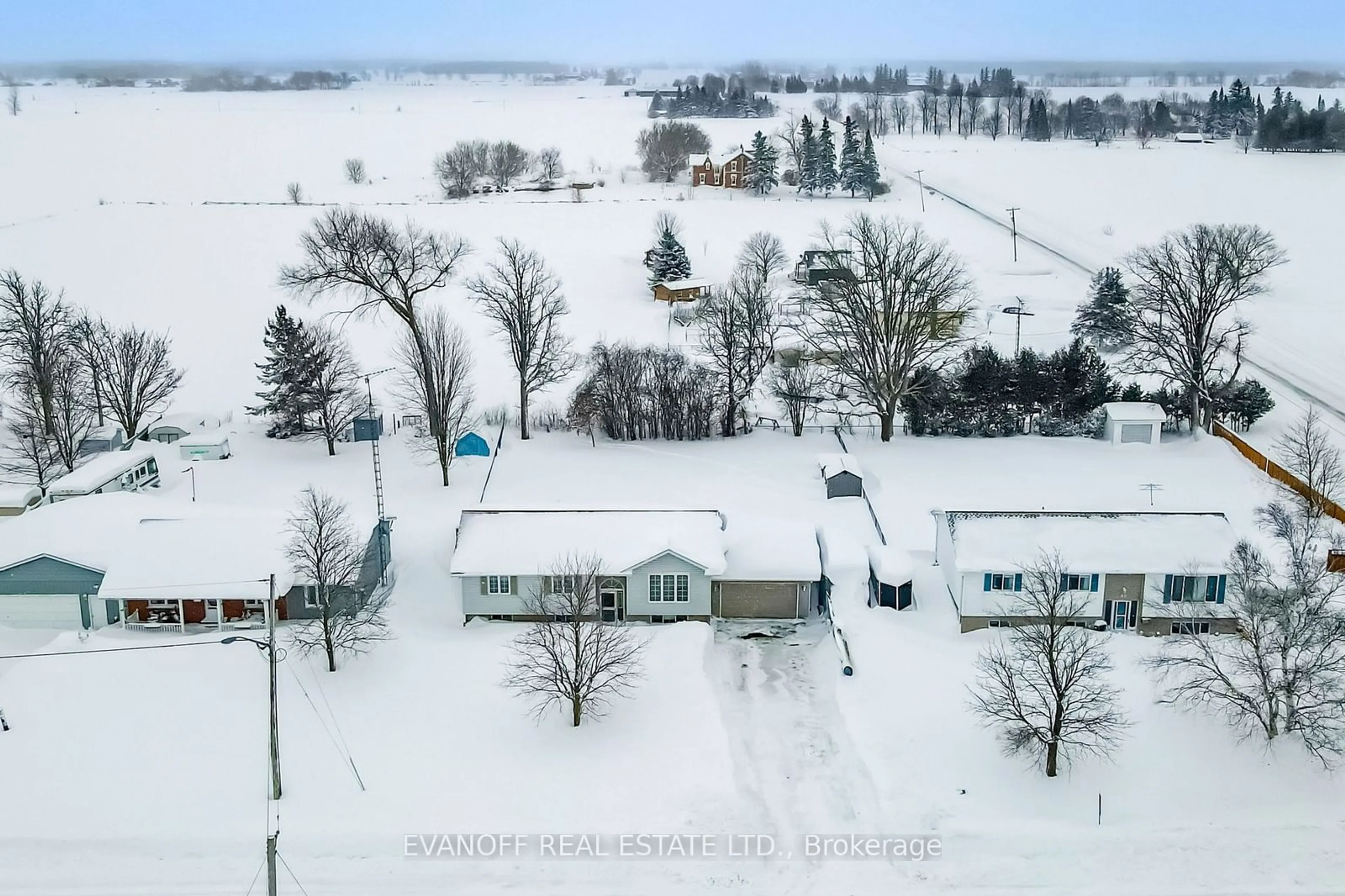 A pic from outside/outdoor area/front of a property/back of a property/a pic from drone, street for 61 bruce St, Kawartha Lakes Ontario K0M 2M0