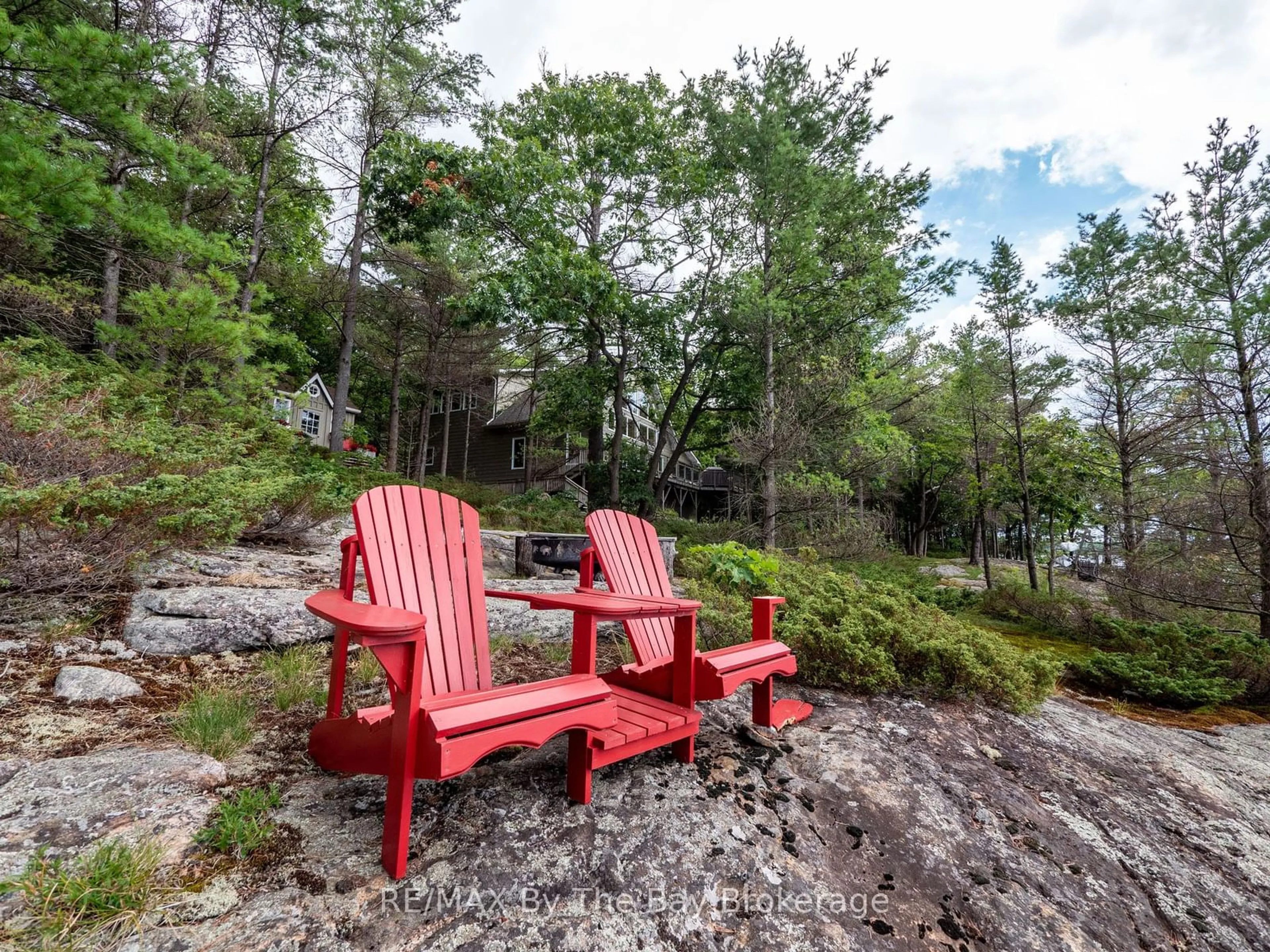 Patio, water/lake/river/ocean view for 17470 Georgian Bay Shore, Georgian Bay Ontario P0E 1E0