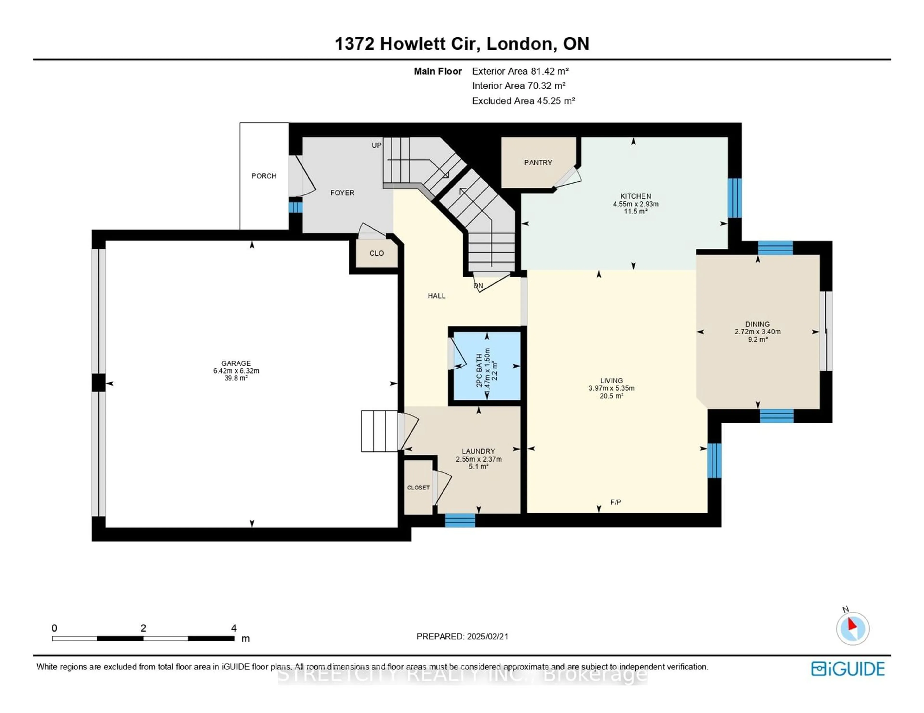 Floor plan for 1372 Howlett Crt, London Ontario N5X 0K6