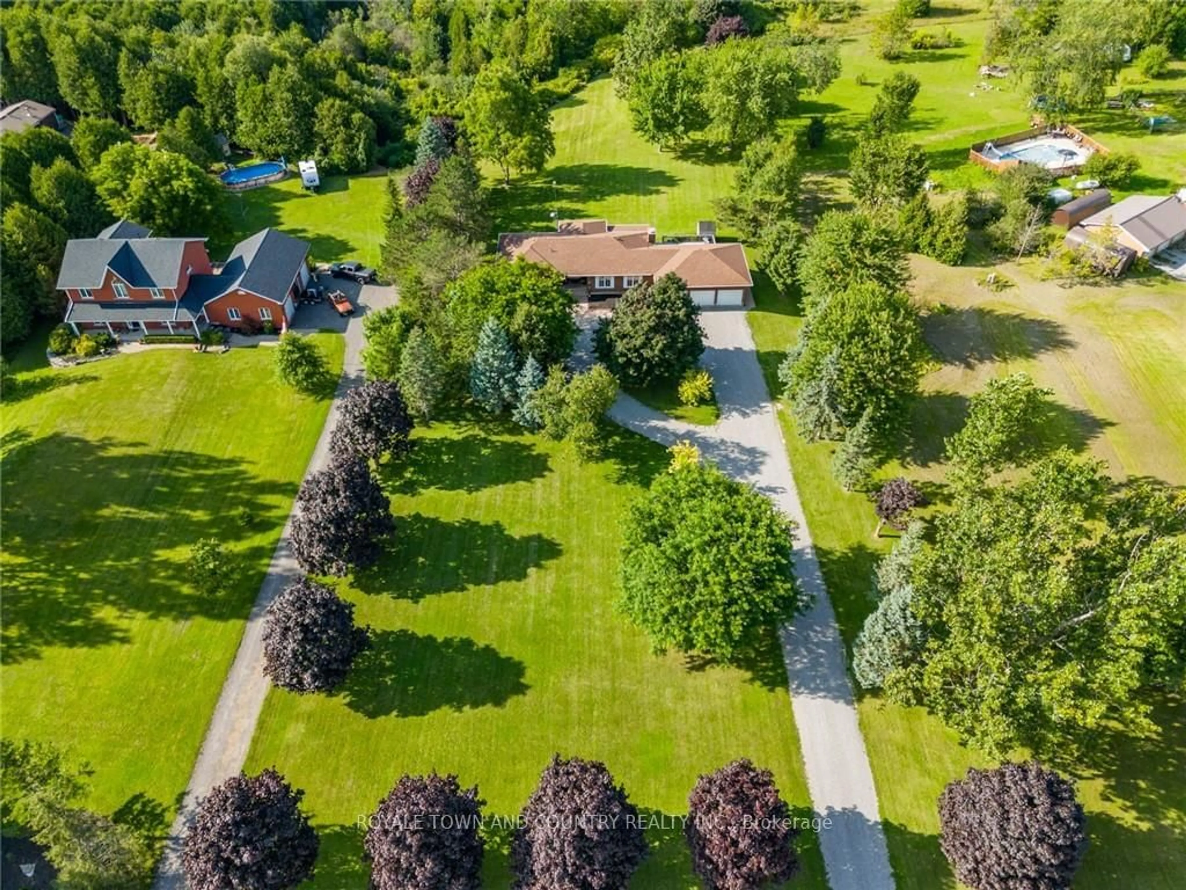 A pic from outside/outdoor area/front of a property/back of a property/a pic from drone, street for 151 Kenrei Rd, Kawartha Lakes Ontario K9V 4R1