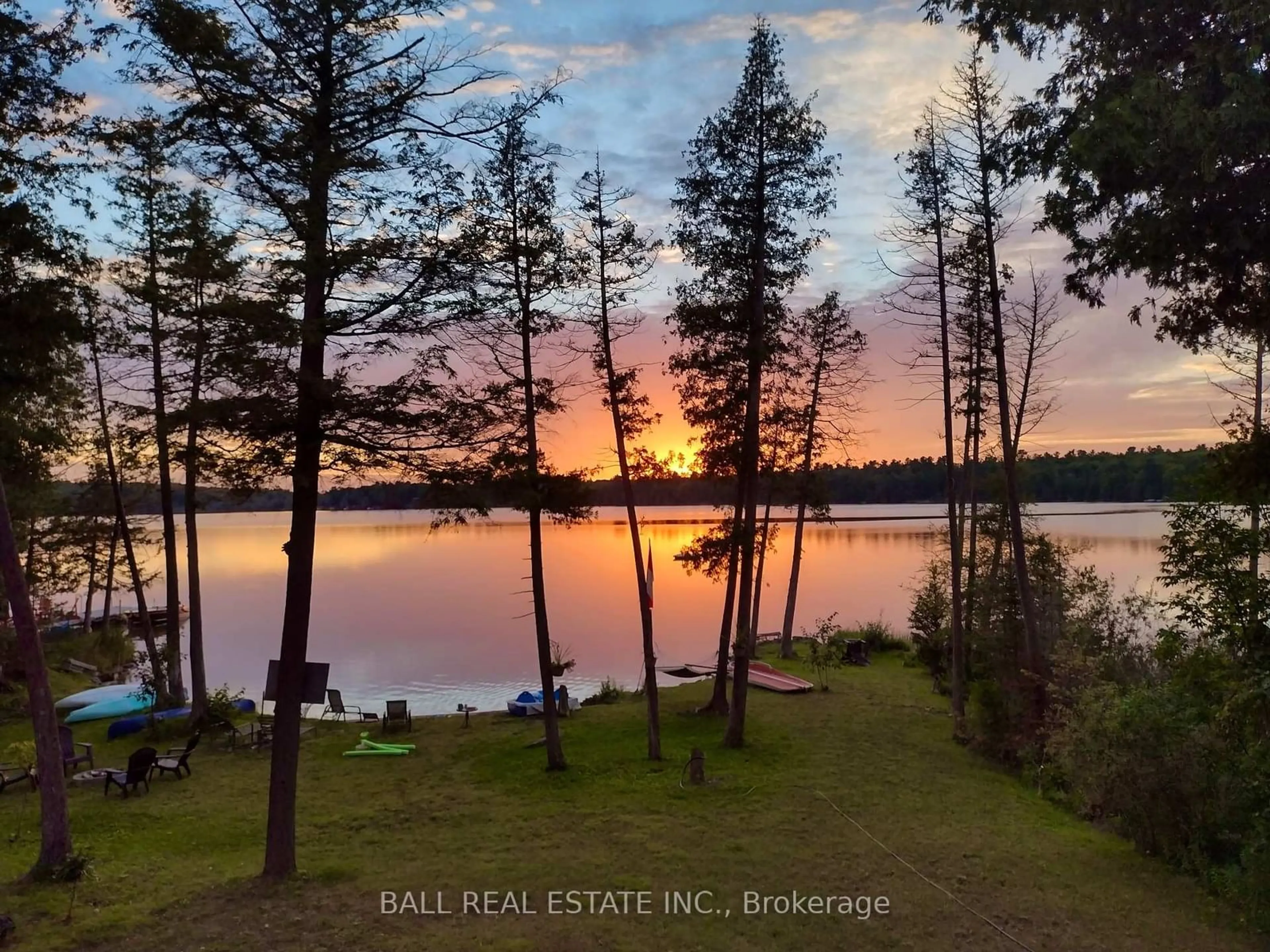 A pic from outside/outdoor area/front of a property/back of a property/a pic from drone, water/lake/river/ocean view for 154 JULIAN LAKE Rd, North Kawartha Ontario K0L 3E0