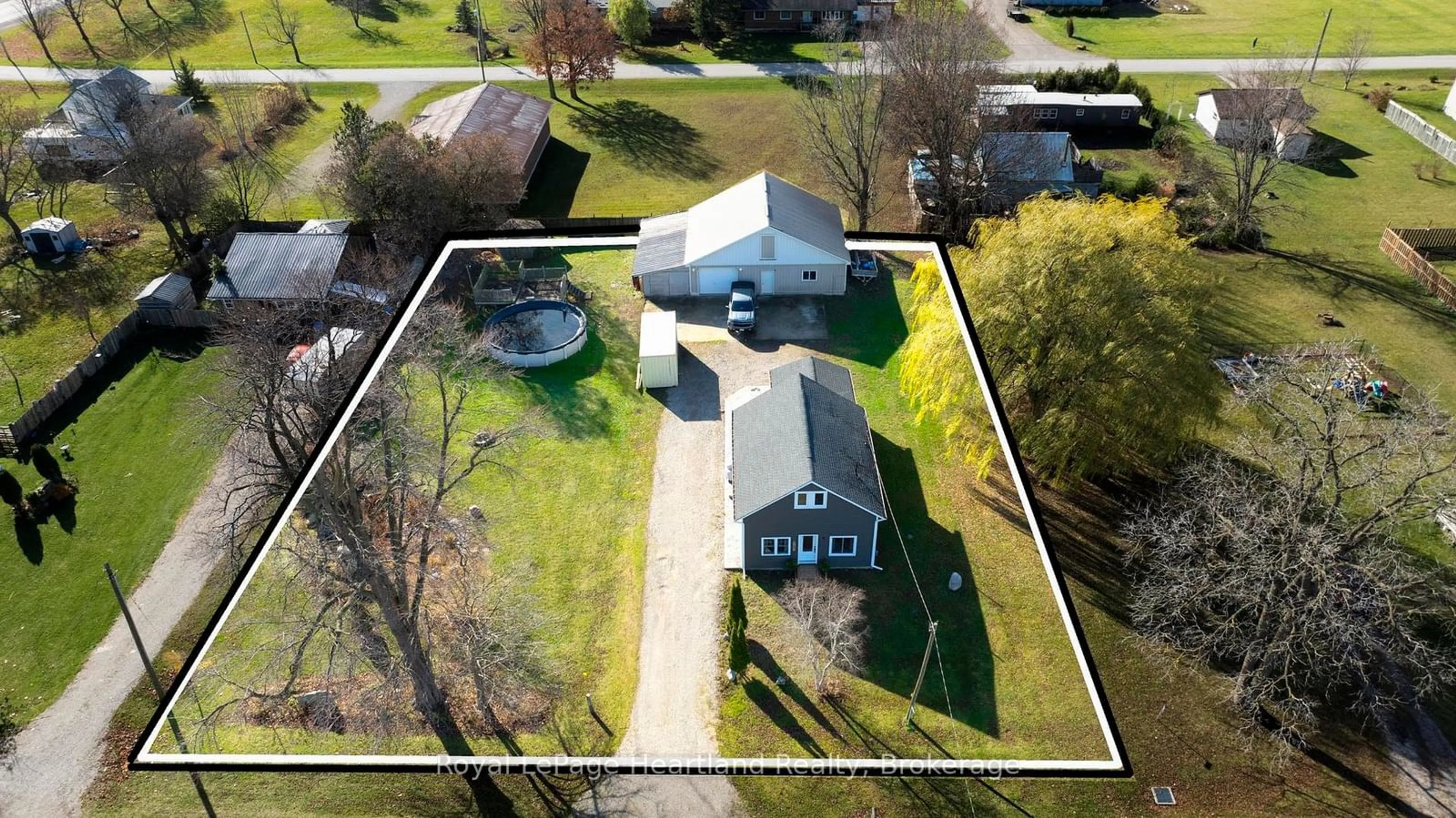 A pic from outside/outdoor area/front of a property/back of a property/a pic from drone, street for 41581 SUMMERHILL Rd, Central Huron Ontario N0M 1L0