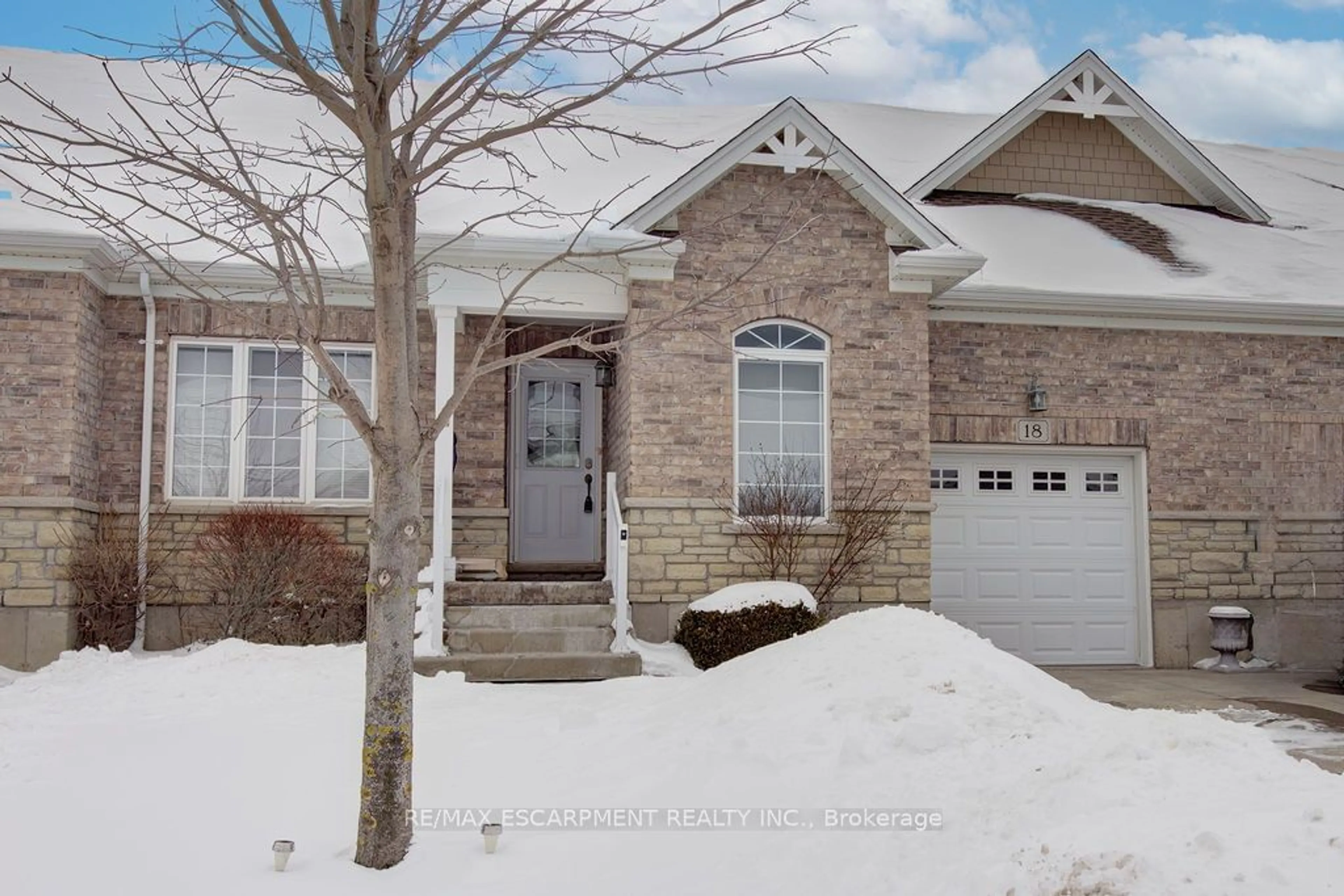 Home with brick exterior material, street for 18 Gamble Lane, Norfolk Ontario N0A 1N3