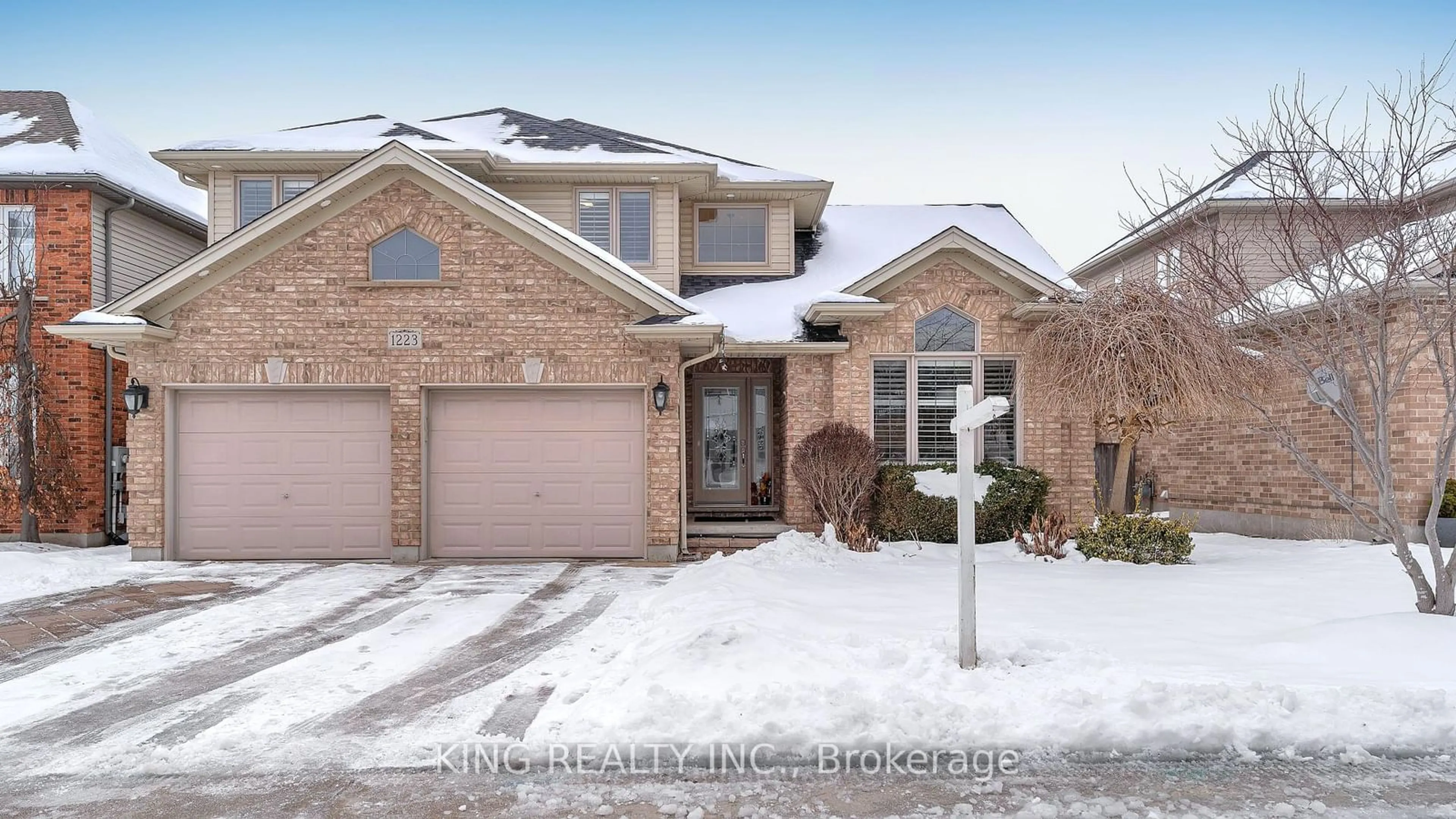 Home with brick exterior material, street for 1223 CORONATION Dr, London Ontario N6G 0B4