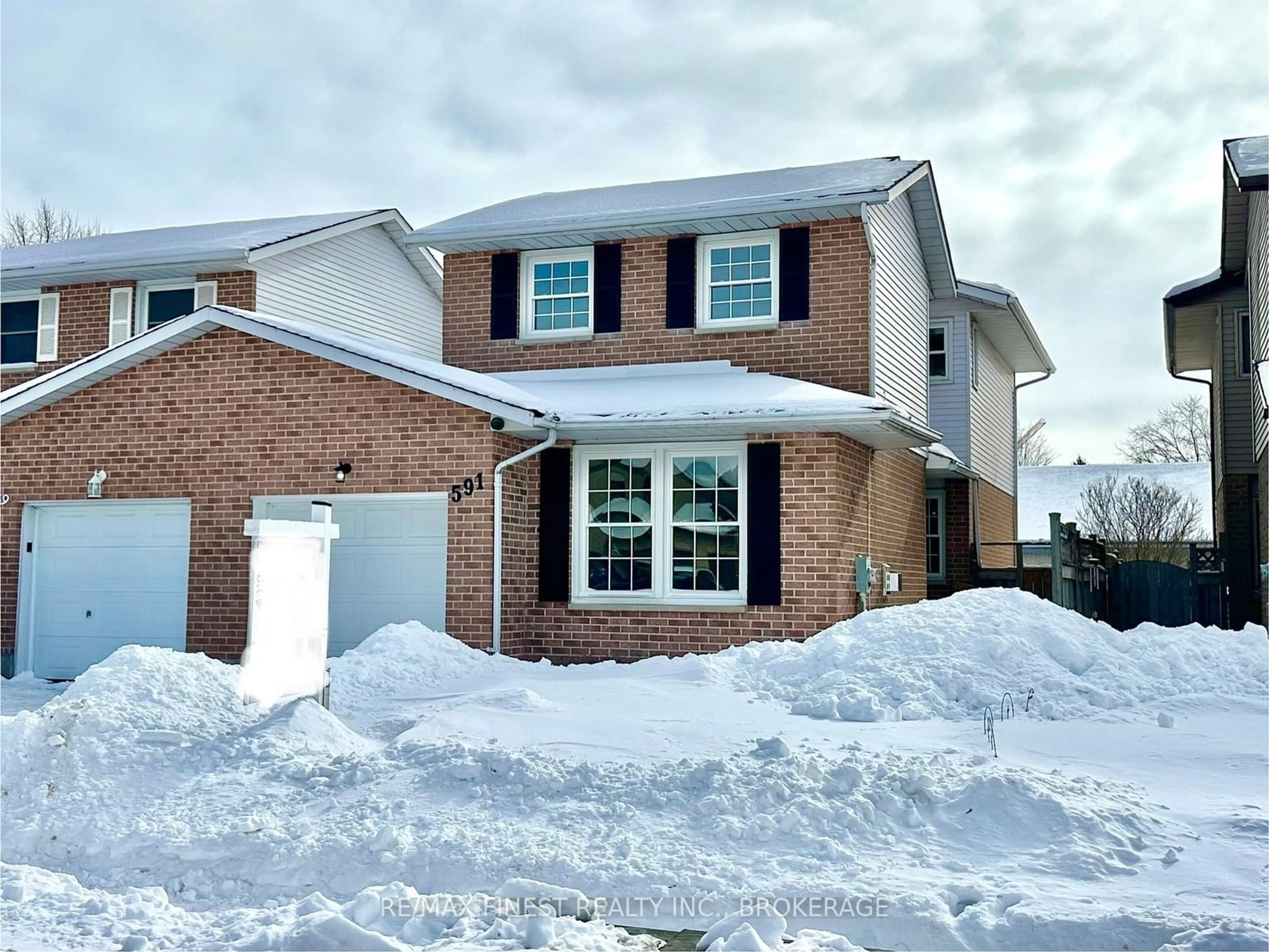 Home with brick exterior material, street for 591 DAVIS Dr, Kingston Ontario K7M 7Y3