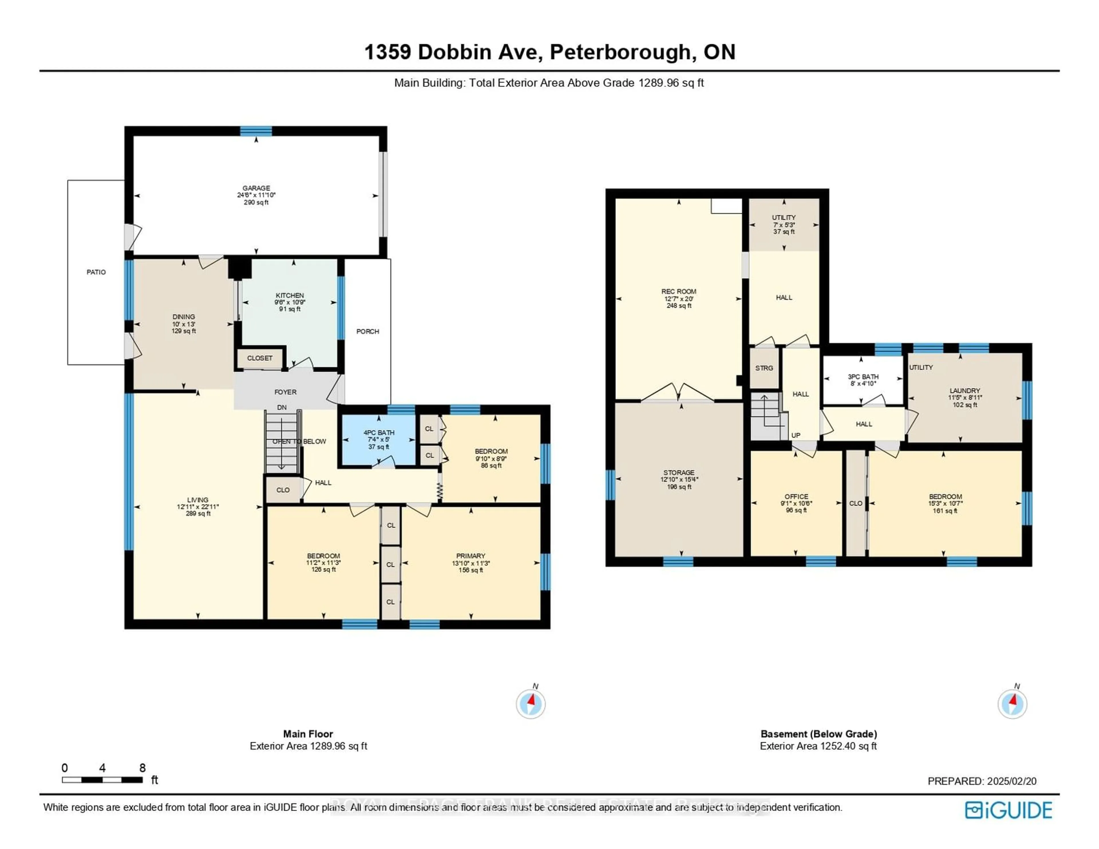 Floor plan for 1359 Dobbin Ave, Peterborough Ontario K9J 6B1