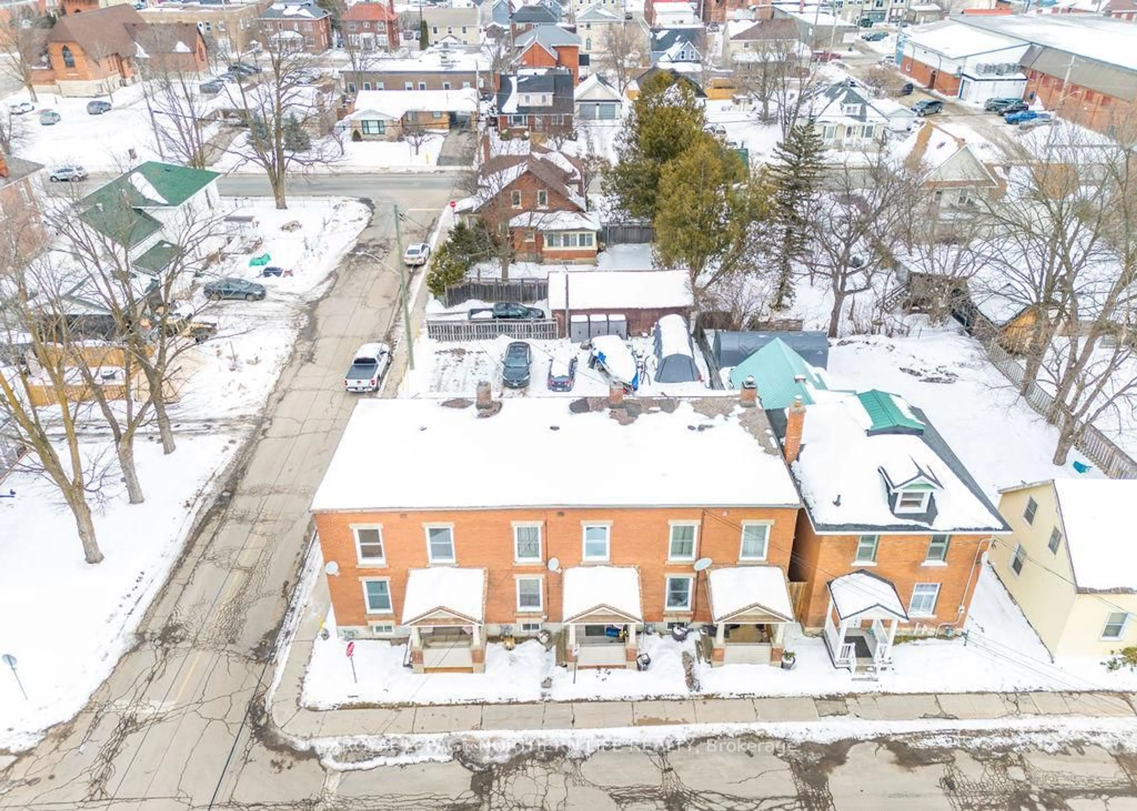 A pic from outside/outdoor area/front of a property/back of a property/a pic from drone, street for 119/121 /125 Bonnechere St, Renfrew Ontario K7V 1Z6