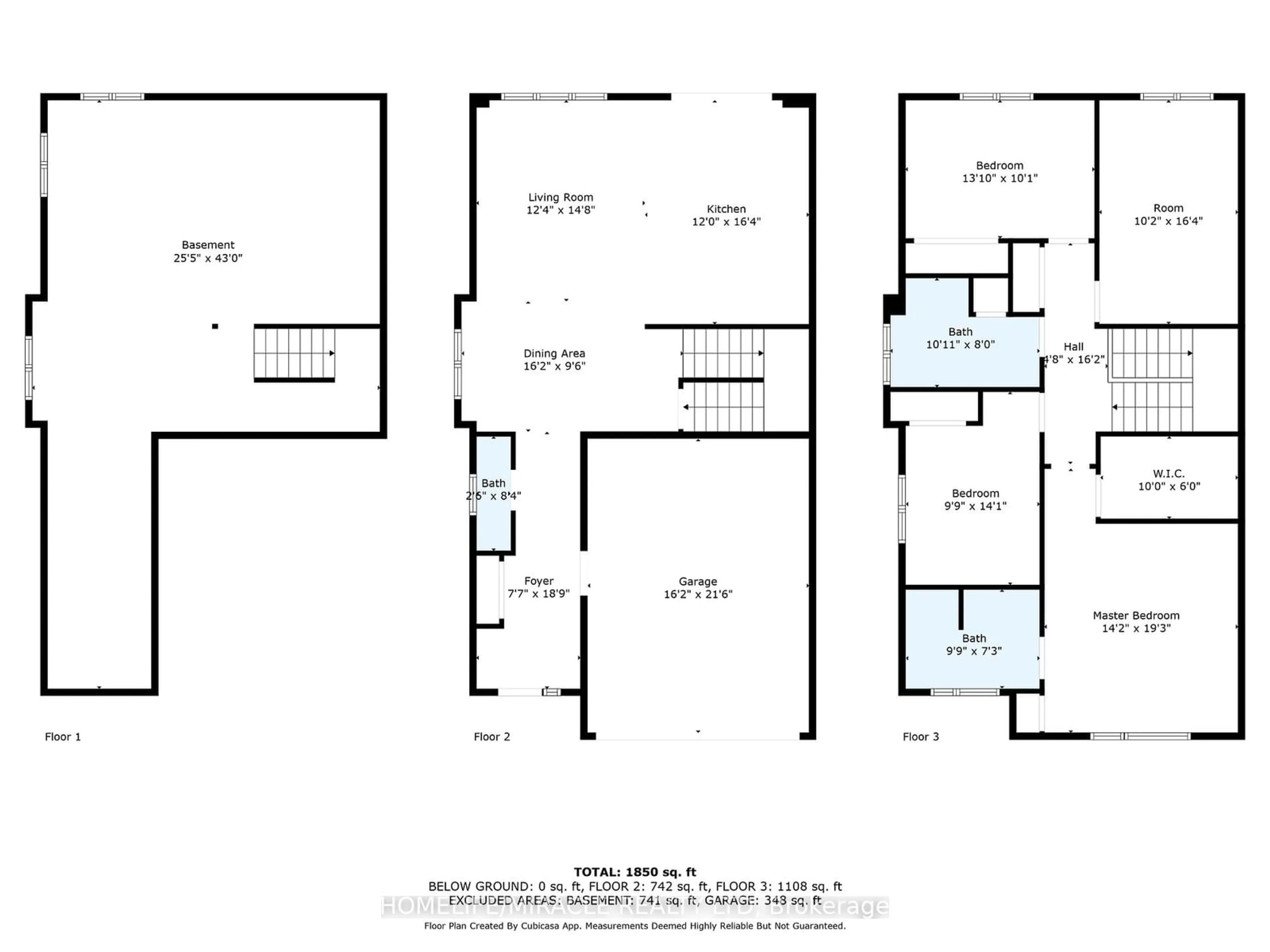 Floor plan for 154 Otterbein Rd, Kitchener Ontario N2B 0A8