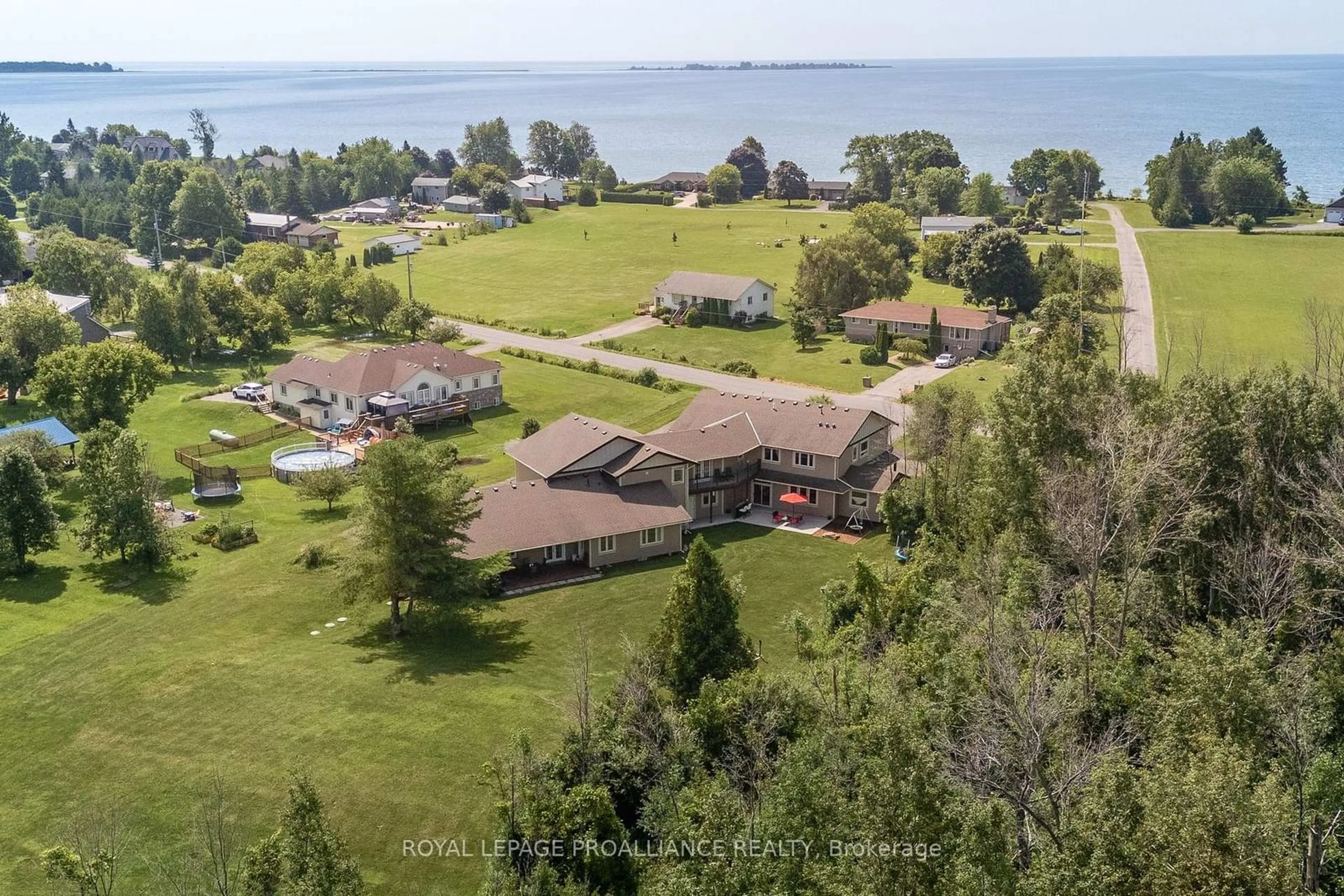 A pic from outside/outdoor area/front of a property/back of a property/a pic from drone, water/lake/river/ocean view for 190 Lakeshore Rd, Brighton Ontario K0K 1H0