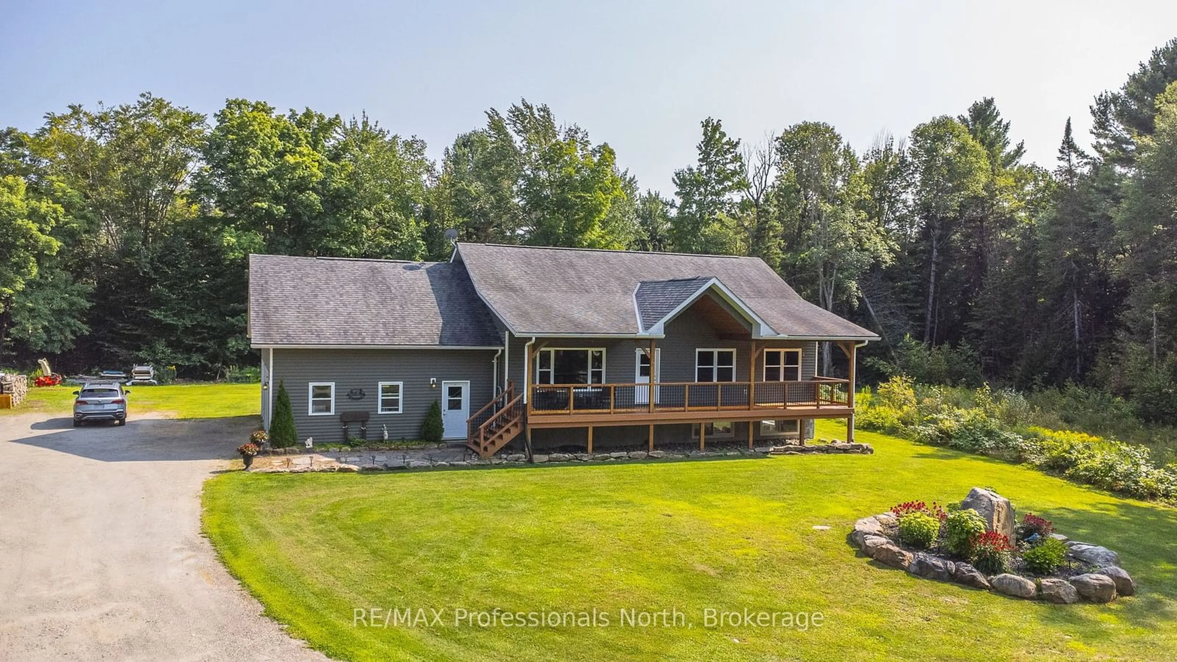 A pic from outside/outdoor area/front of a property/back of a property/a pic from drone, unknown for 2538 GELERT Rd, Minden Hills Ontario K0M 2K0