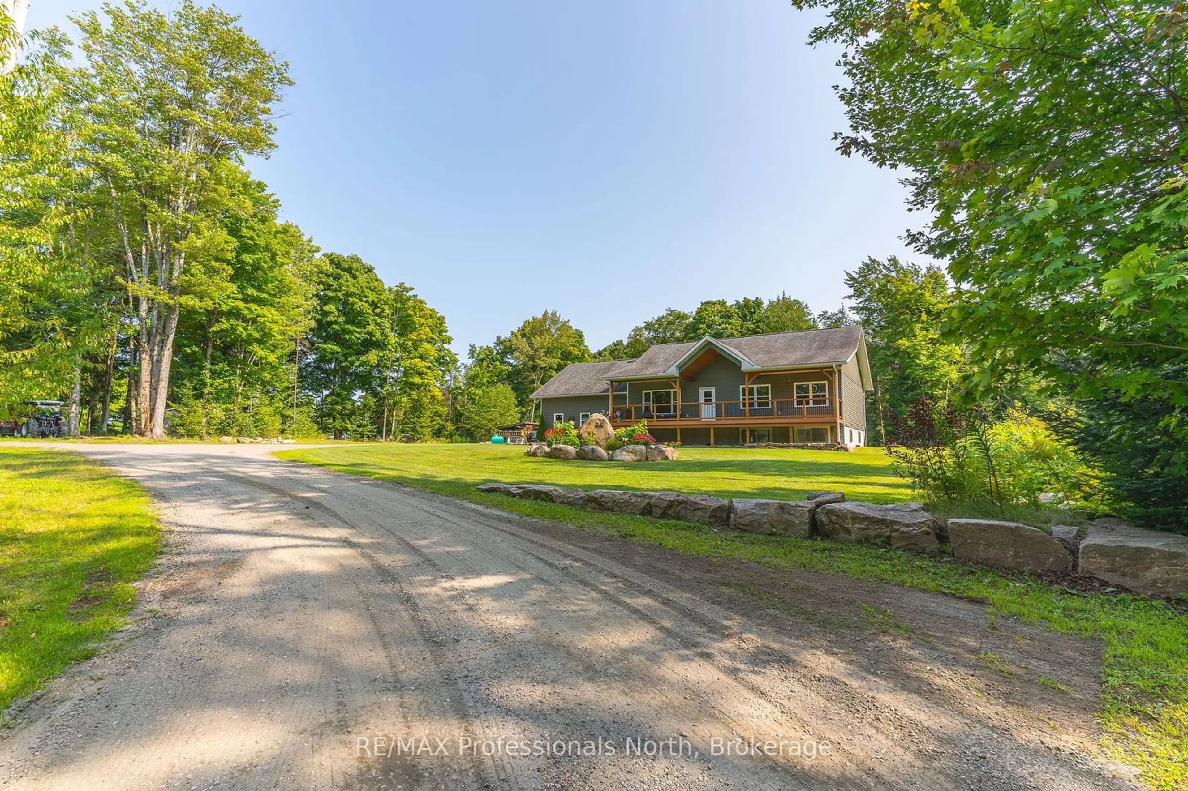 A pic from outside/outdoor area/front of a property/back of a property/a pic from drone, unknown for 2538 GELERT Rd, Minden Hills Ontario K0M 2K0