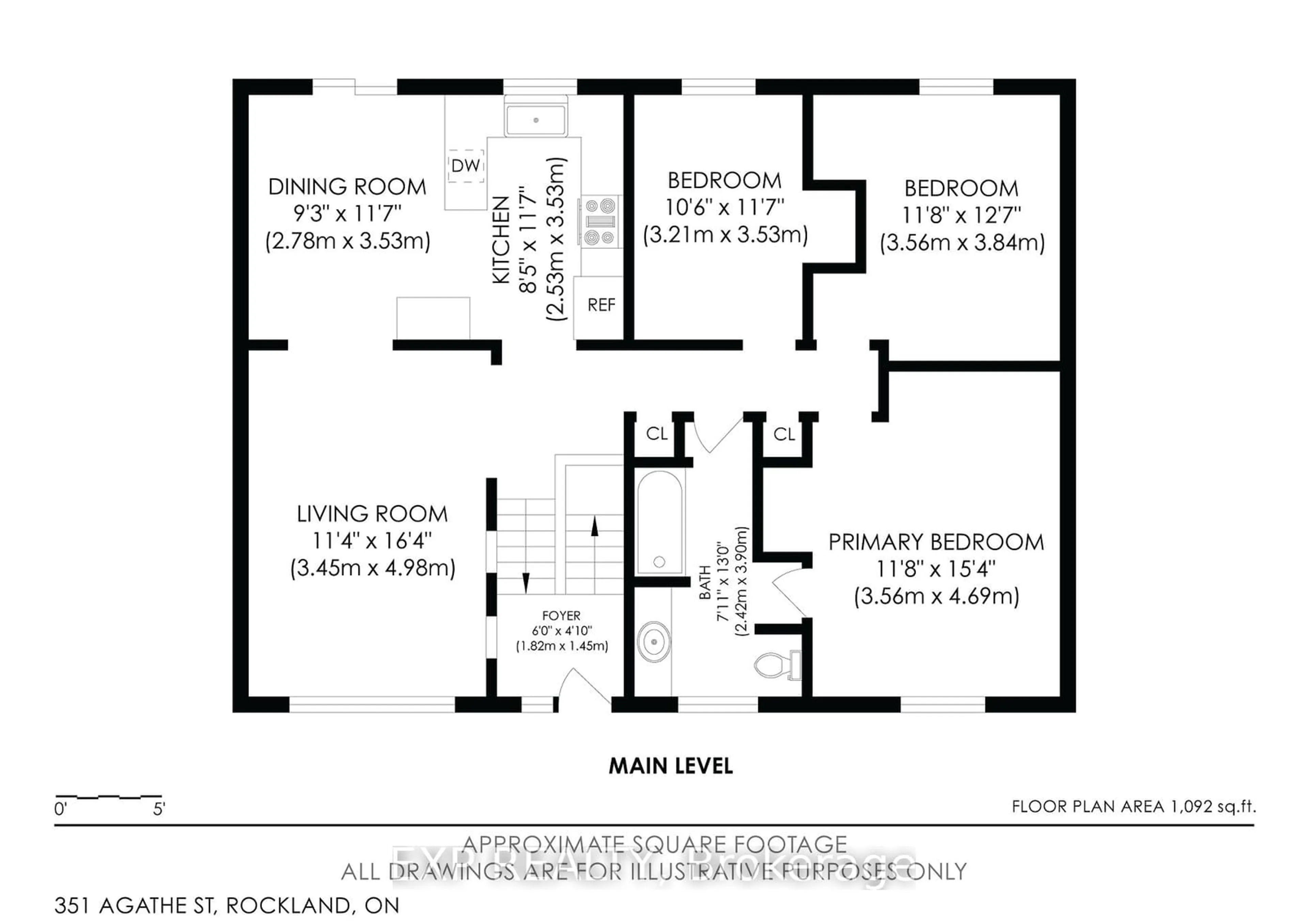 Floor plan for 351 Agathe St, Clarence-Rockland Ontario K4K 1K7