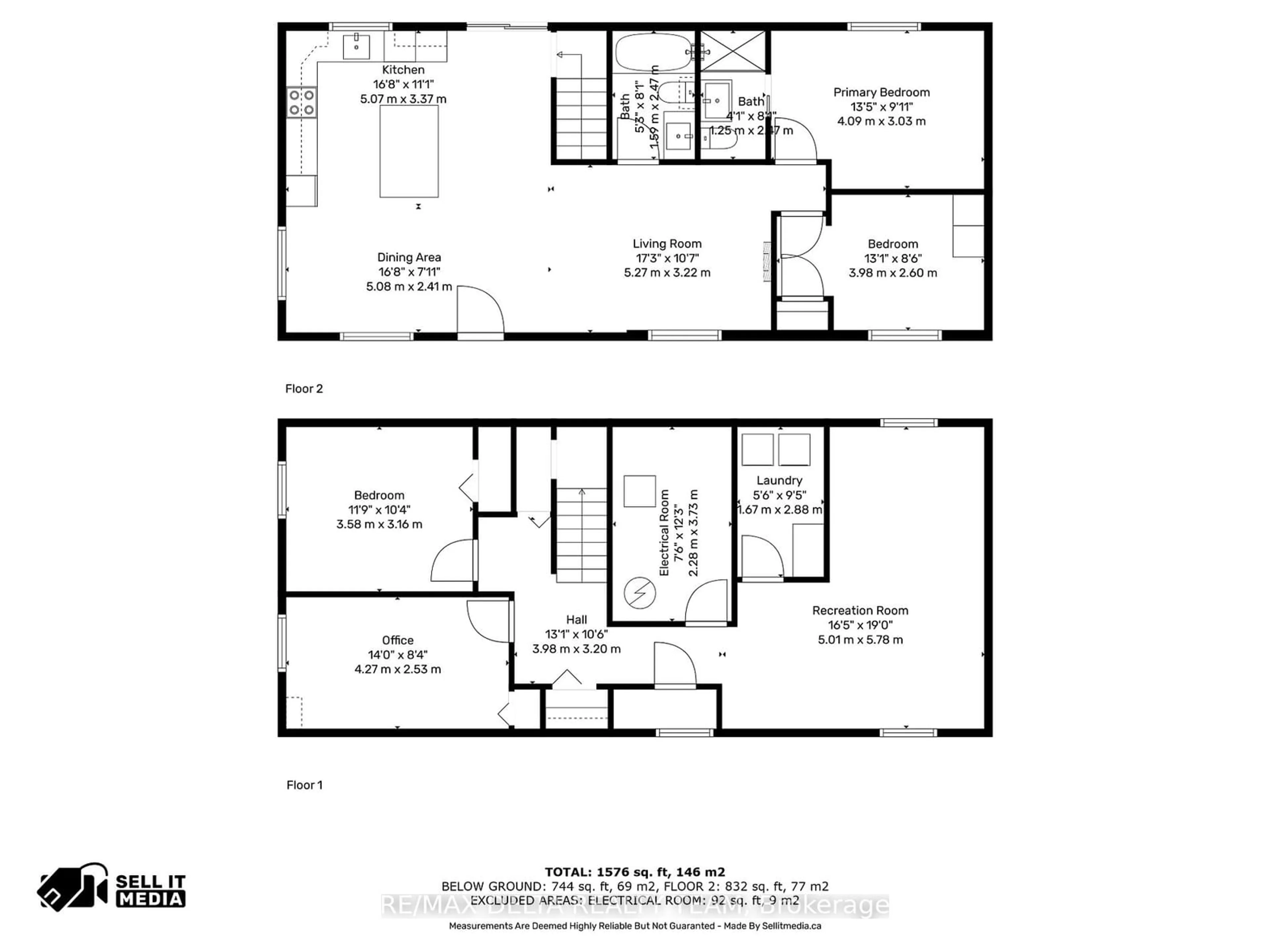 Floor plan for 984 Hillmillar St, Orleans - Cumberland and Area Ontario K4C 1R3