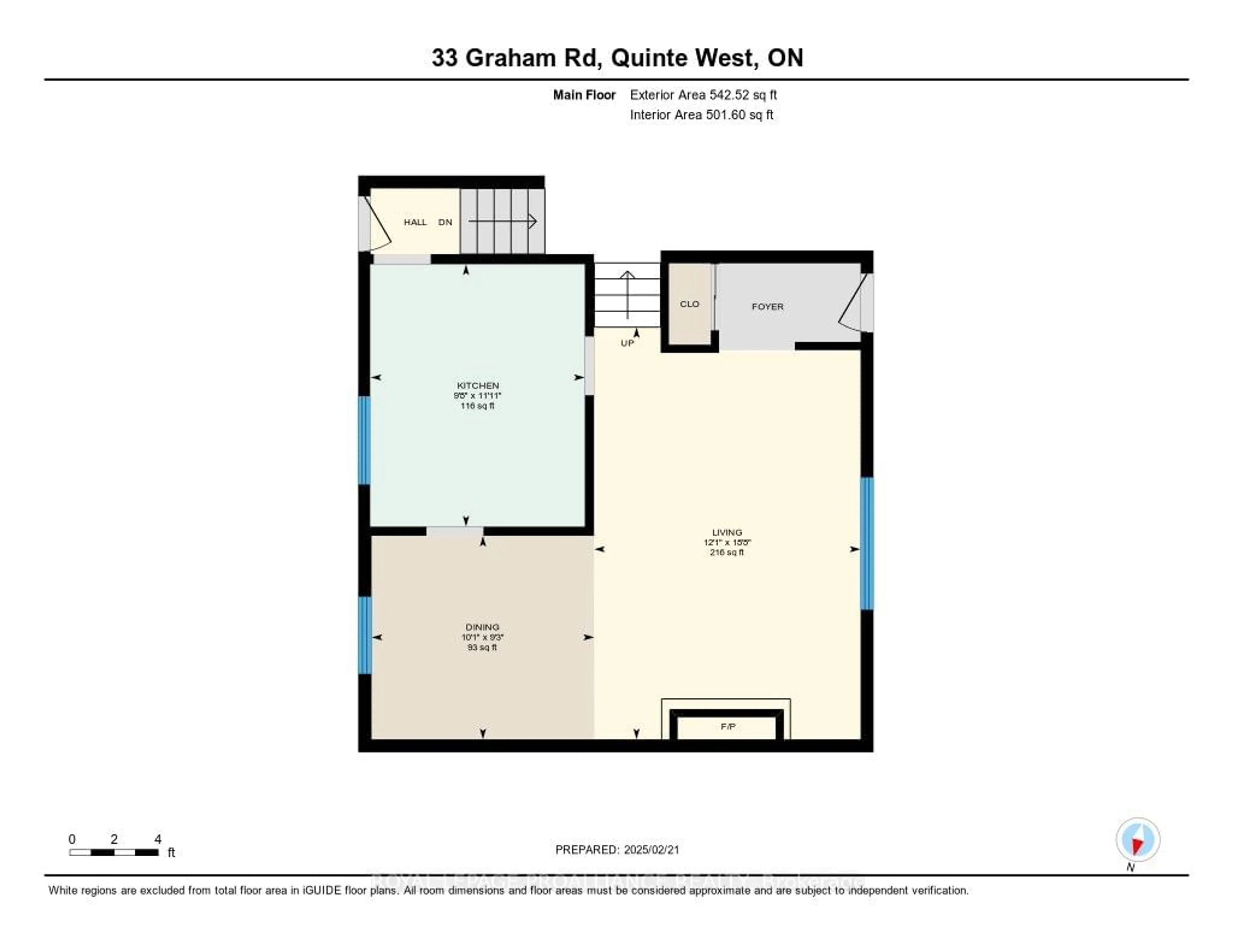 Floor plan for 33 Graham Rd, Quinte West Ontario K8V 5X8