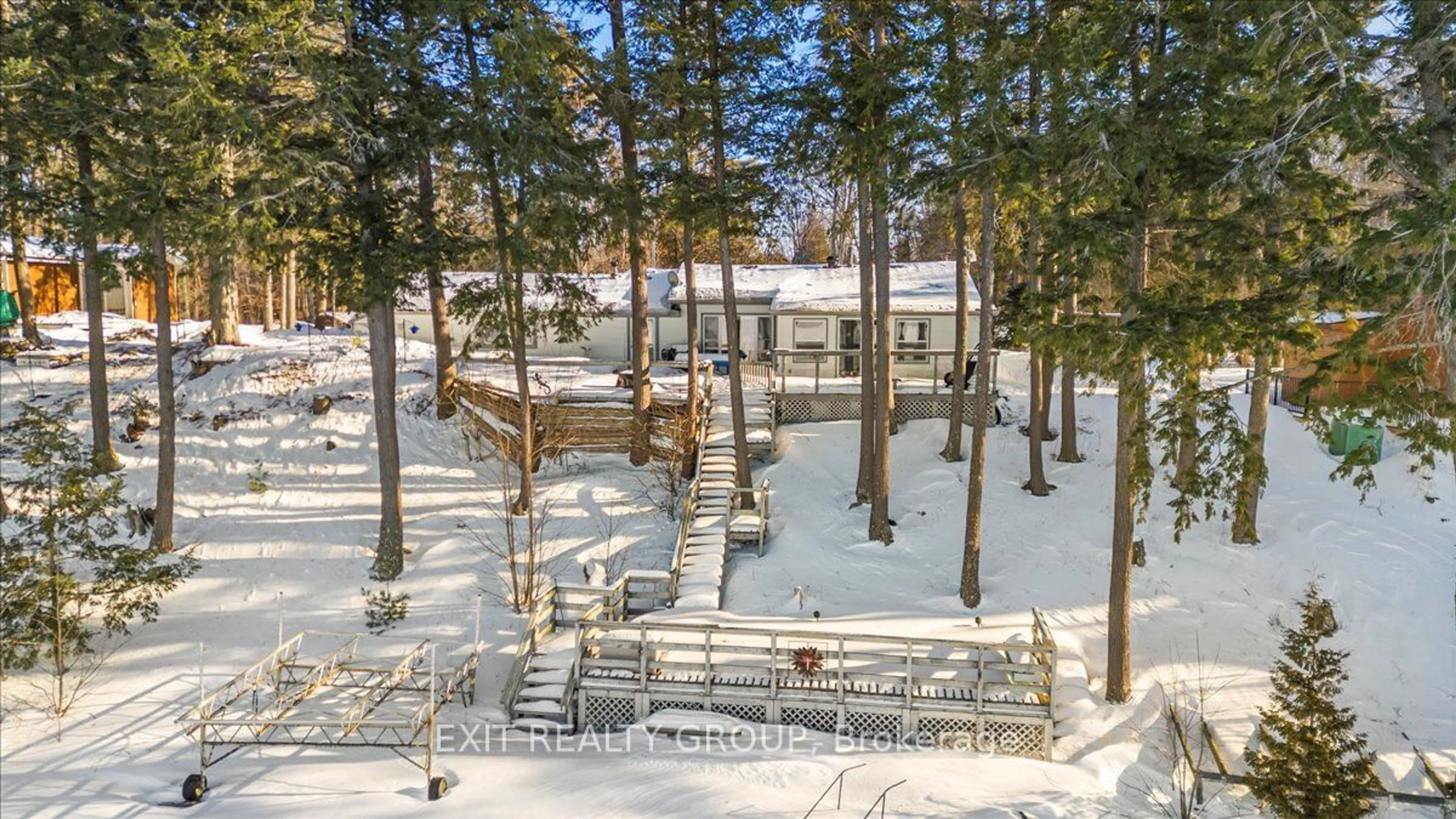 A pic from outside/outdoor area/front of a property/back of a property/a pic from drone, forest/trees view for 602 Cedarstone Rd, Stone Mills Ontario K0K 3G0