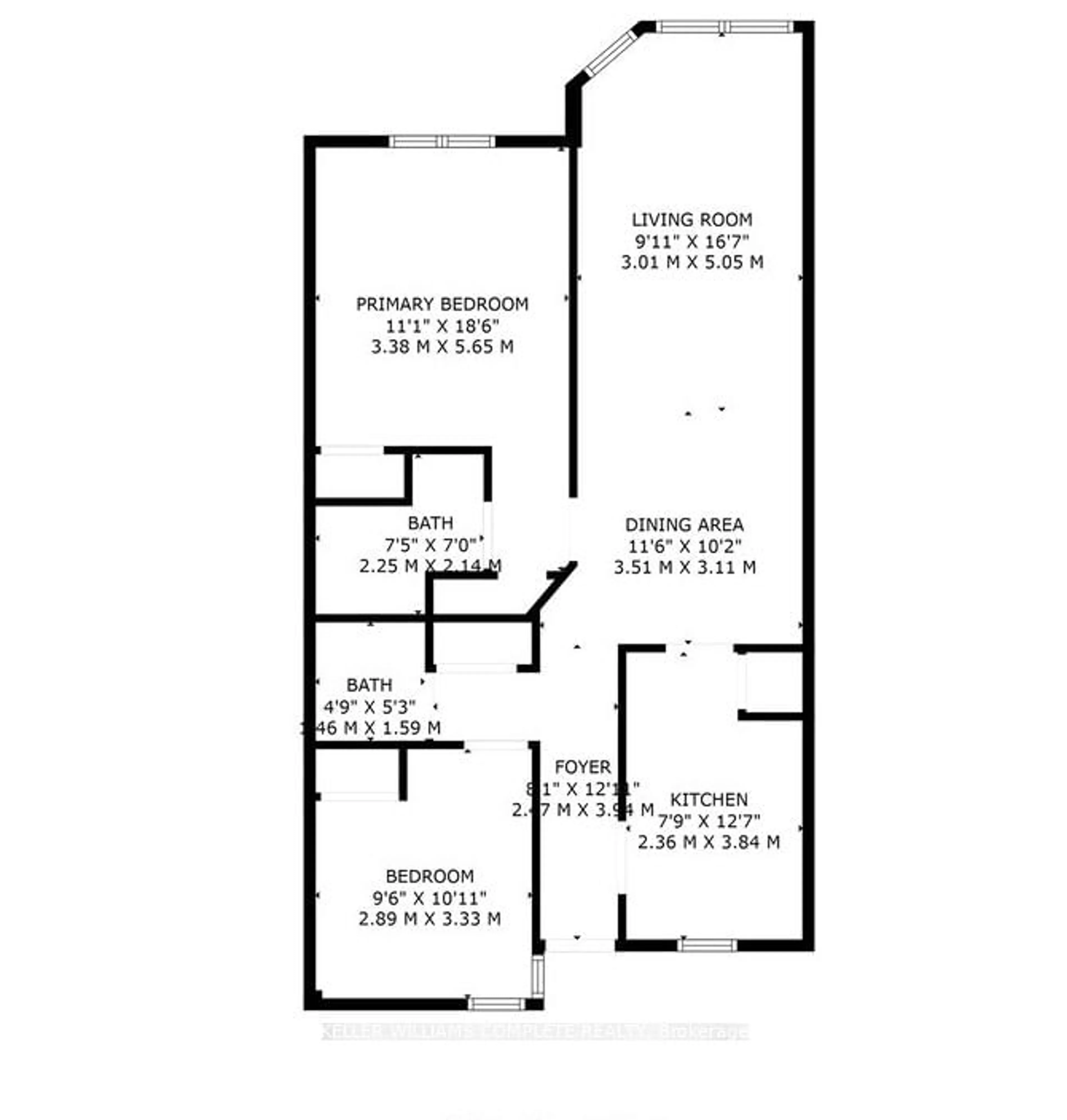 Floor plan for 3420 Frederick Ave #321, Lincoln Ontario L0R 2C0