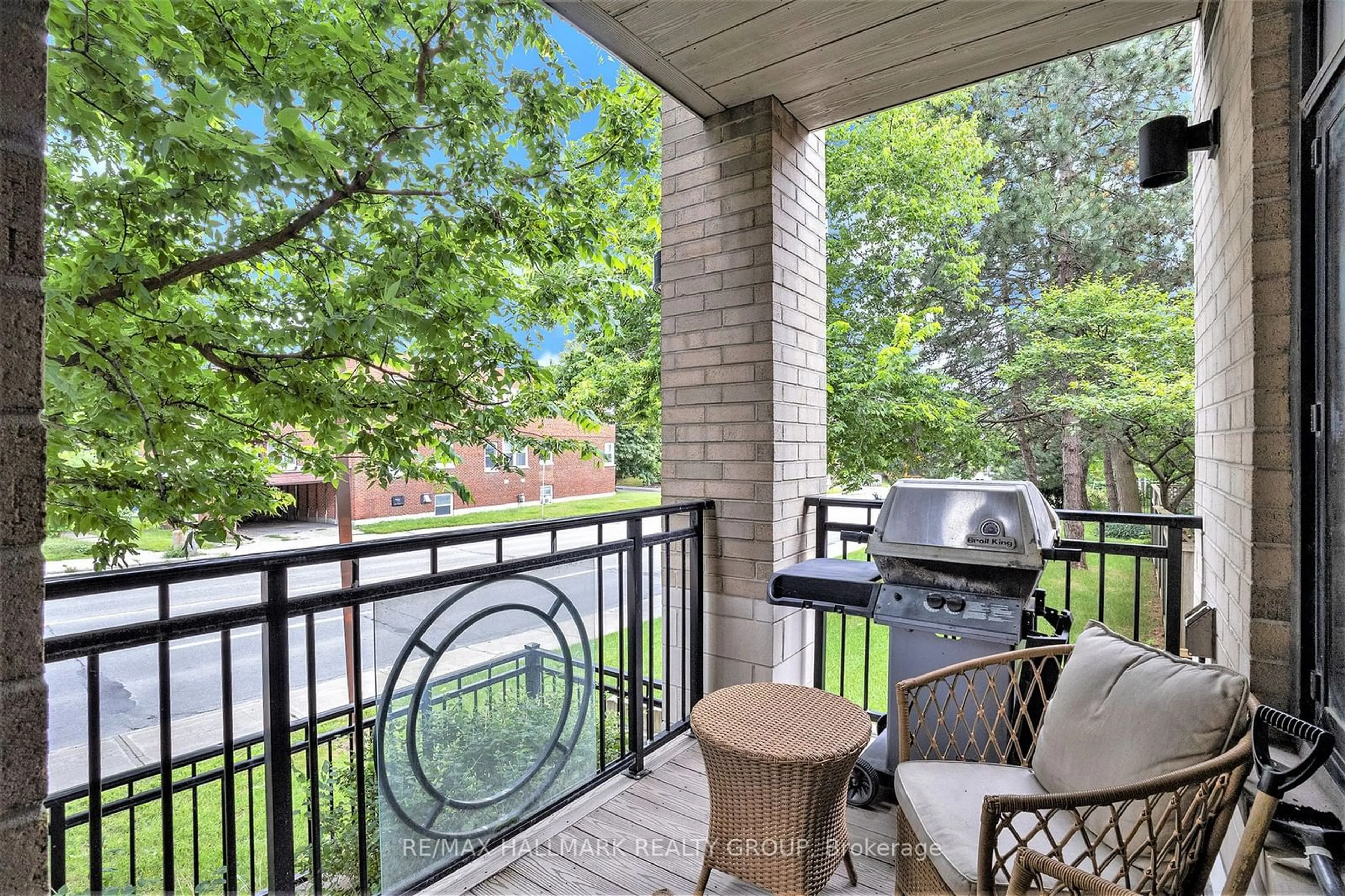 Patio, water/lake/river/ocean view for 808 Bronson Ave #105, Dows Lake - Civic Hospital and Area Ontario K1S 5A4