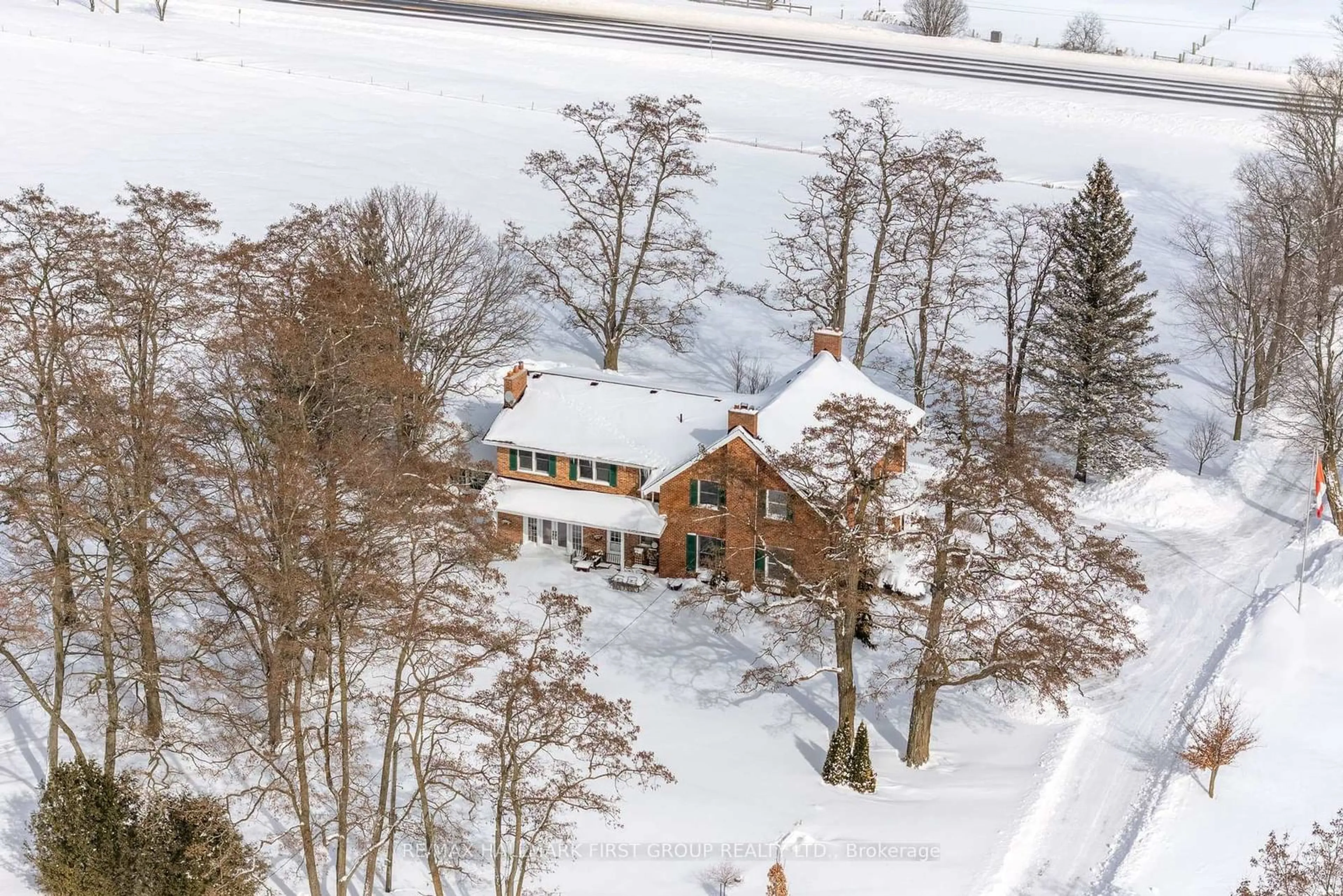 A pic from outside/outdoor area/front of a property/back of a property/a pic from drone, street for 638 County 28 Rd, Cavan Monaghan Ontario L0A 1G0