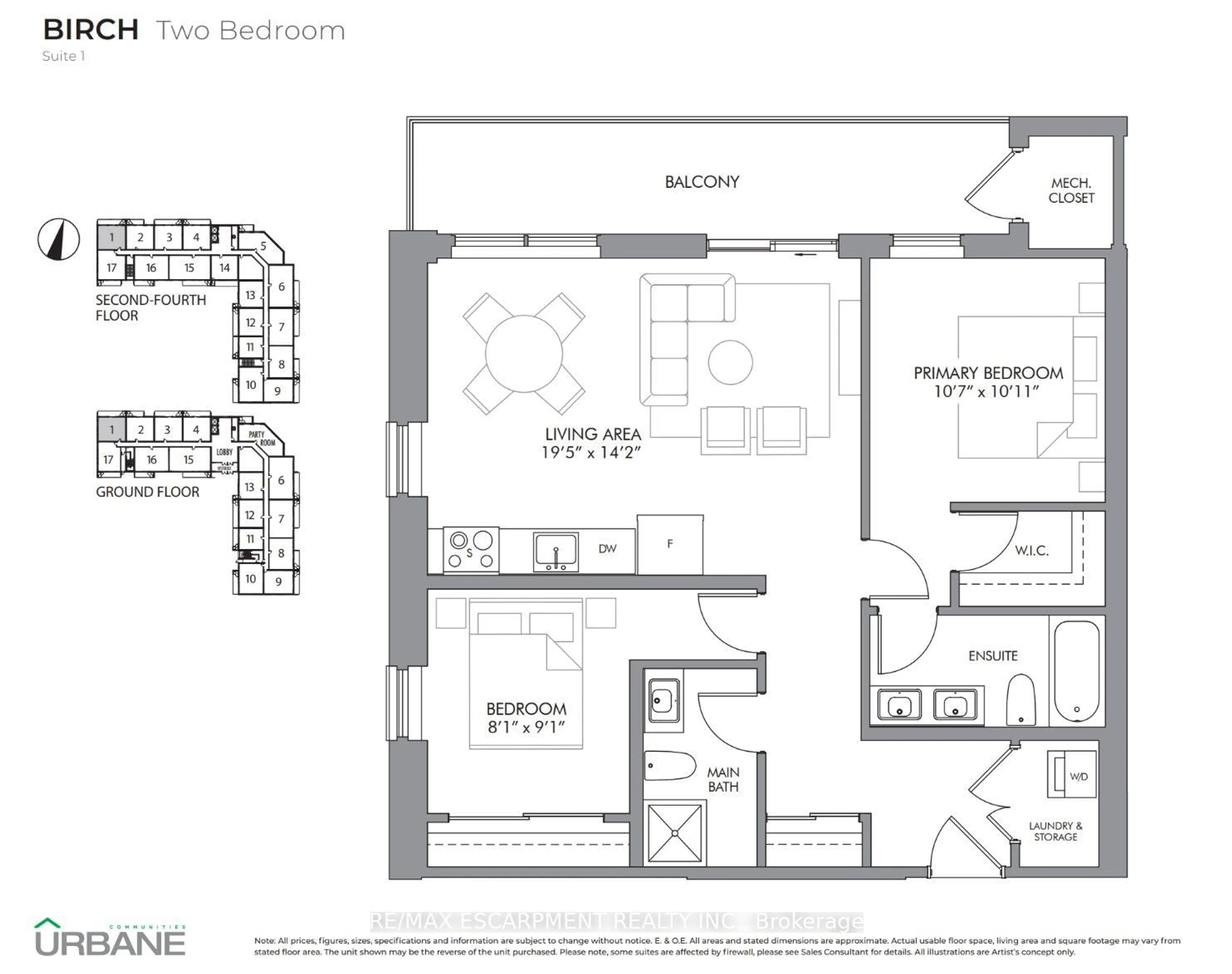 Floor plan for 7549A Kalar Rd #301, Niagara Falls Ontario L2H 3W6