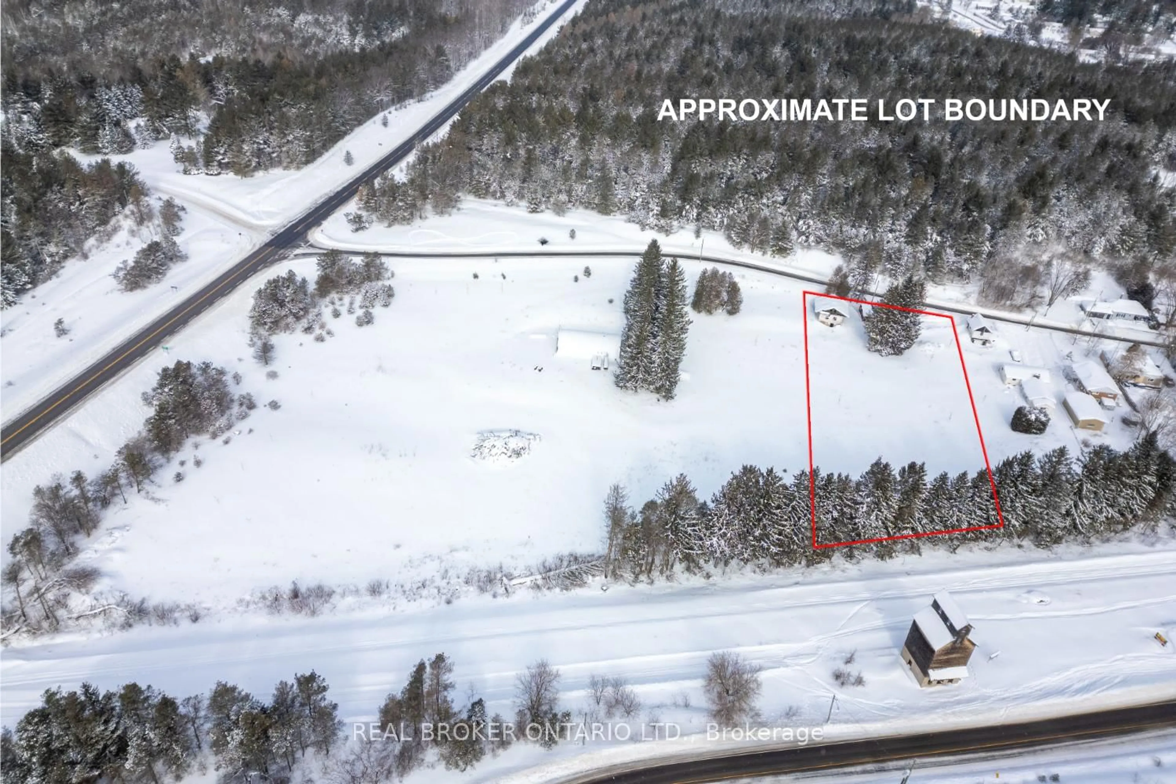 A pic from outside/outdoor area/front of a property/back of a property/a pic from drone, street for Part Lot 11 Concession 2 Manvers Part 4, Kawartha Lakes Ontario L0A 1K0