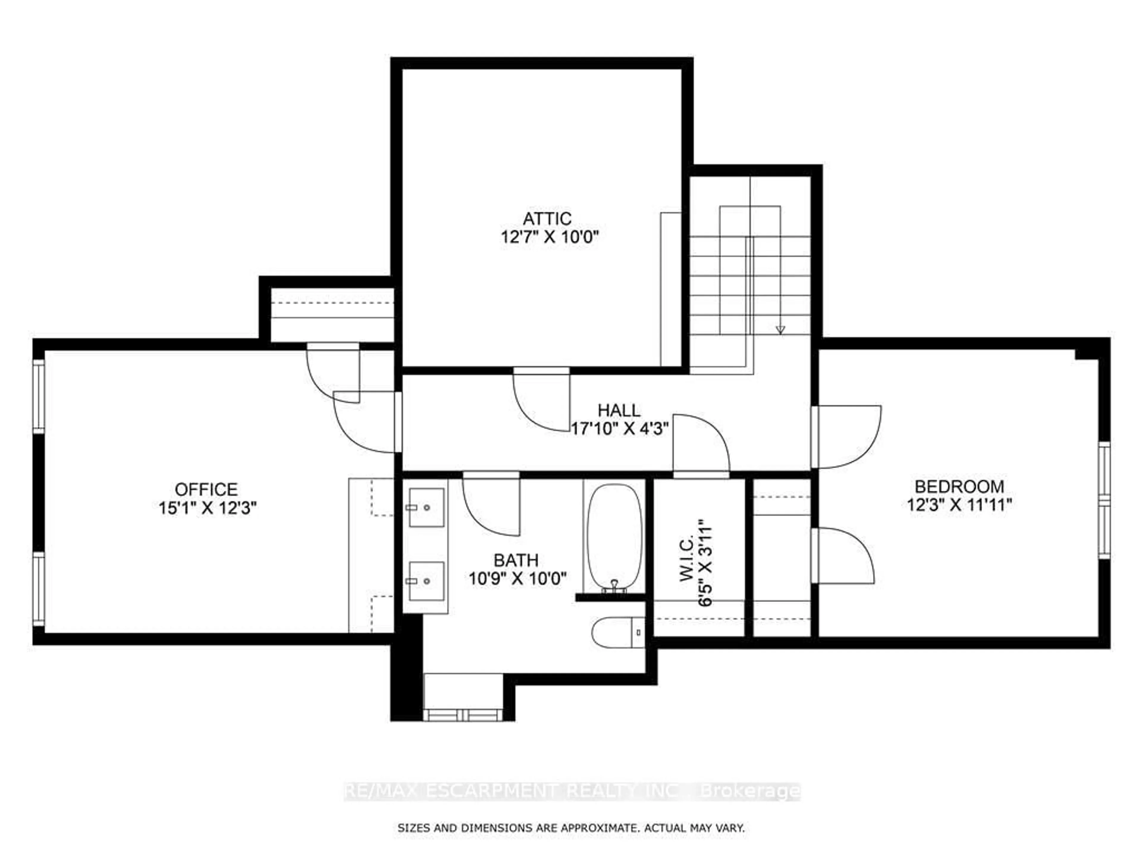 Floor plan for 7 St. James Pl, Hamilton Ontario L8P 2N4