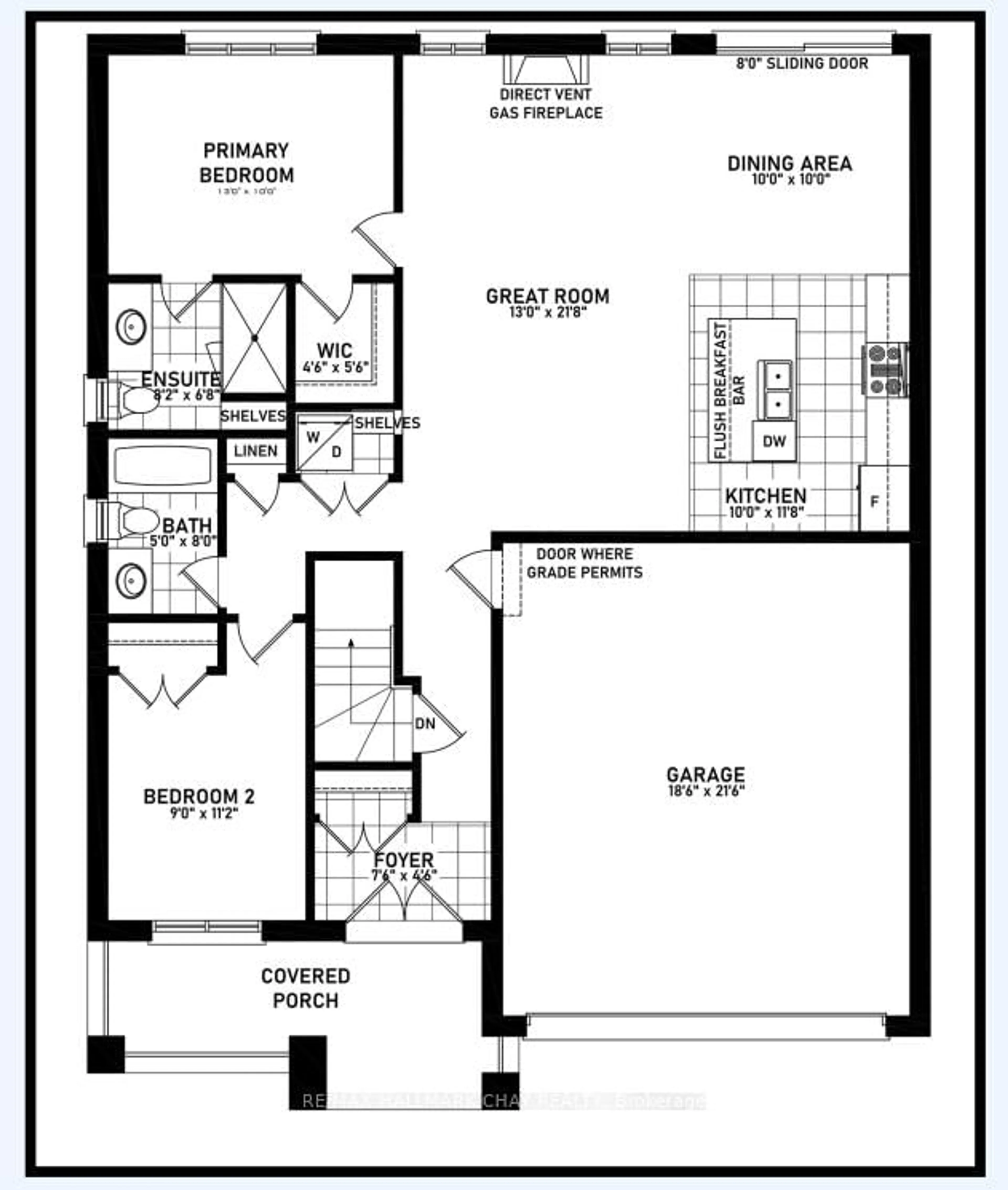 Floor plan for Lot 12 The Preserve Rd, Bancroft Ontario K0L 1C0