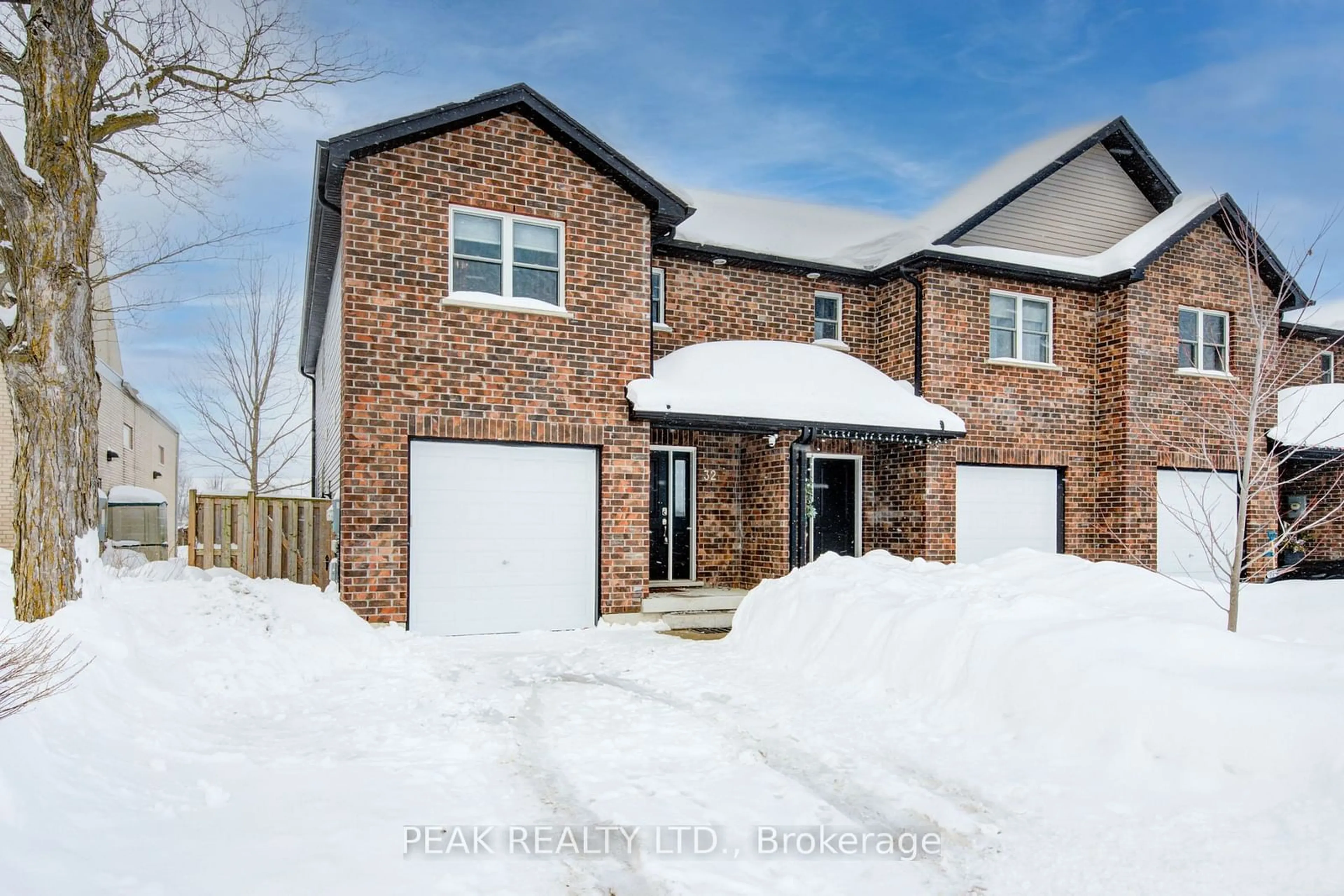 Home with brick exterior material, street for 32 Frederick St, Stratford Ontario N5A 3V4