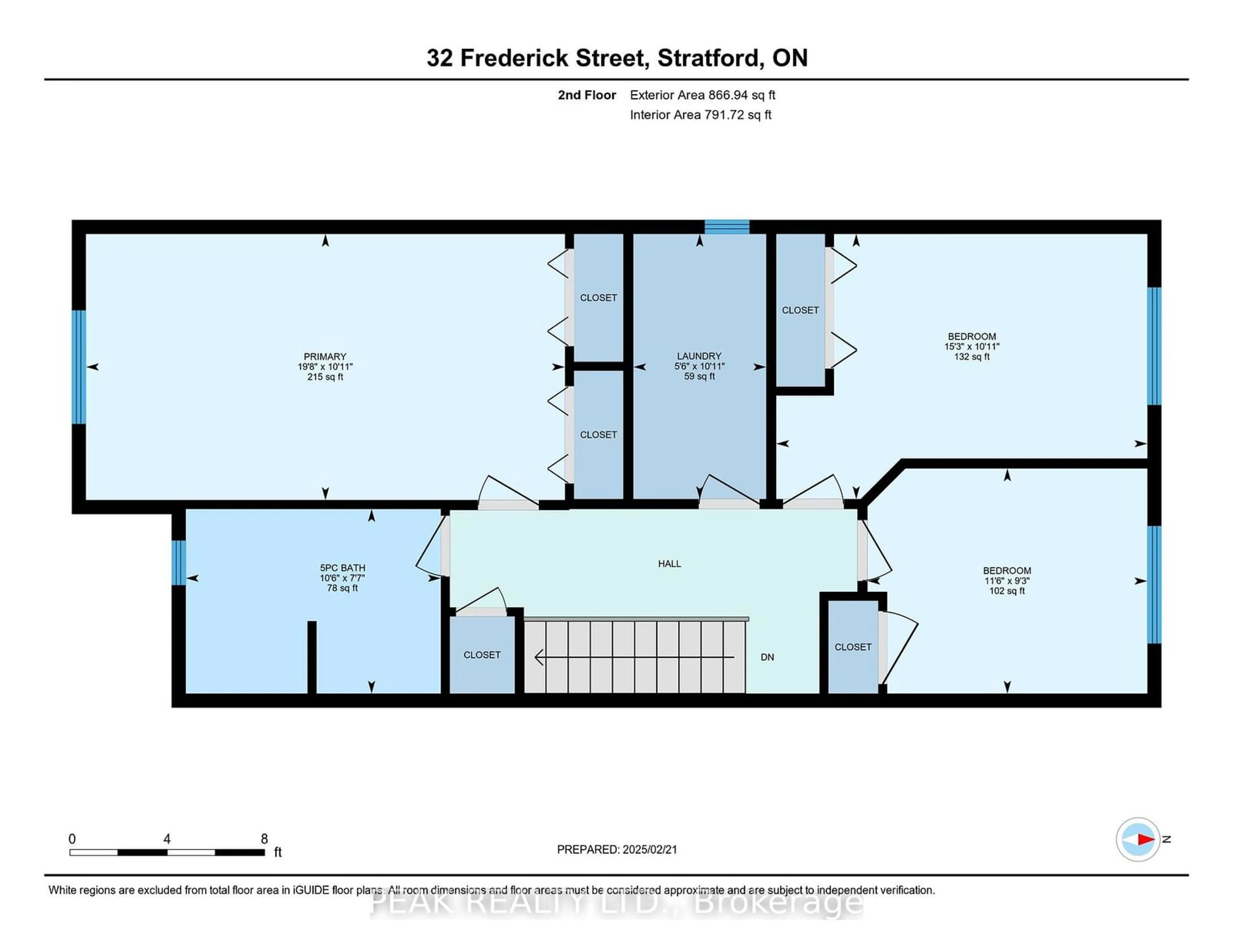 Floor plan for 32 Frederick St, Stratford Ontario N5A 3V4