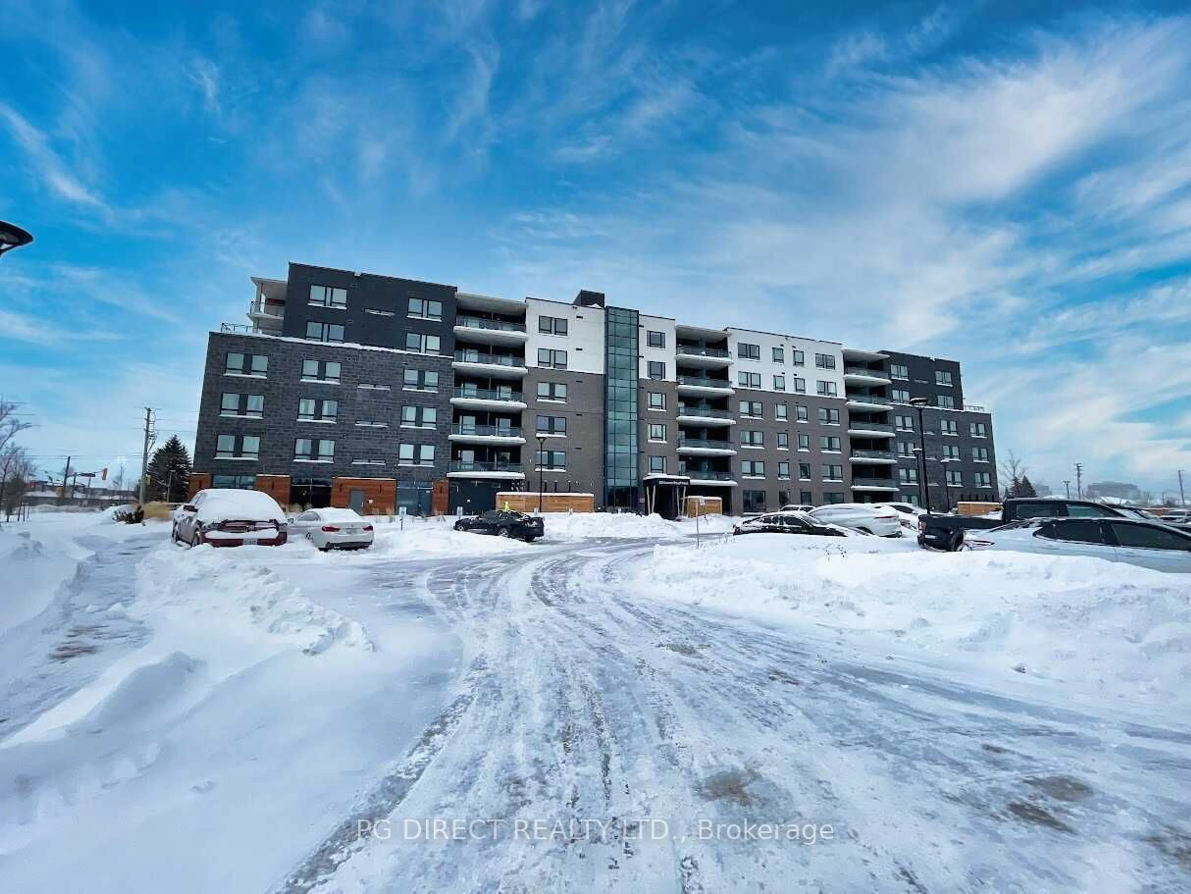 A pic from outside/outdoor area/front of a property/back of a property/a pic from drone, building for 26 Lowes Rd #204, Guelph Ontario N1L 1E1