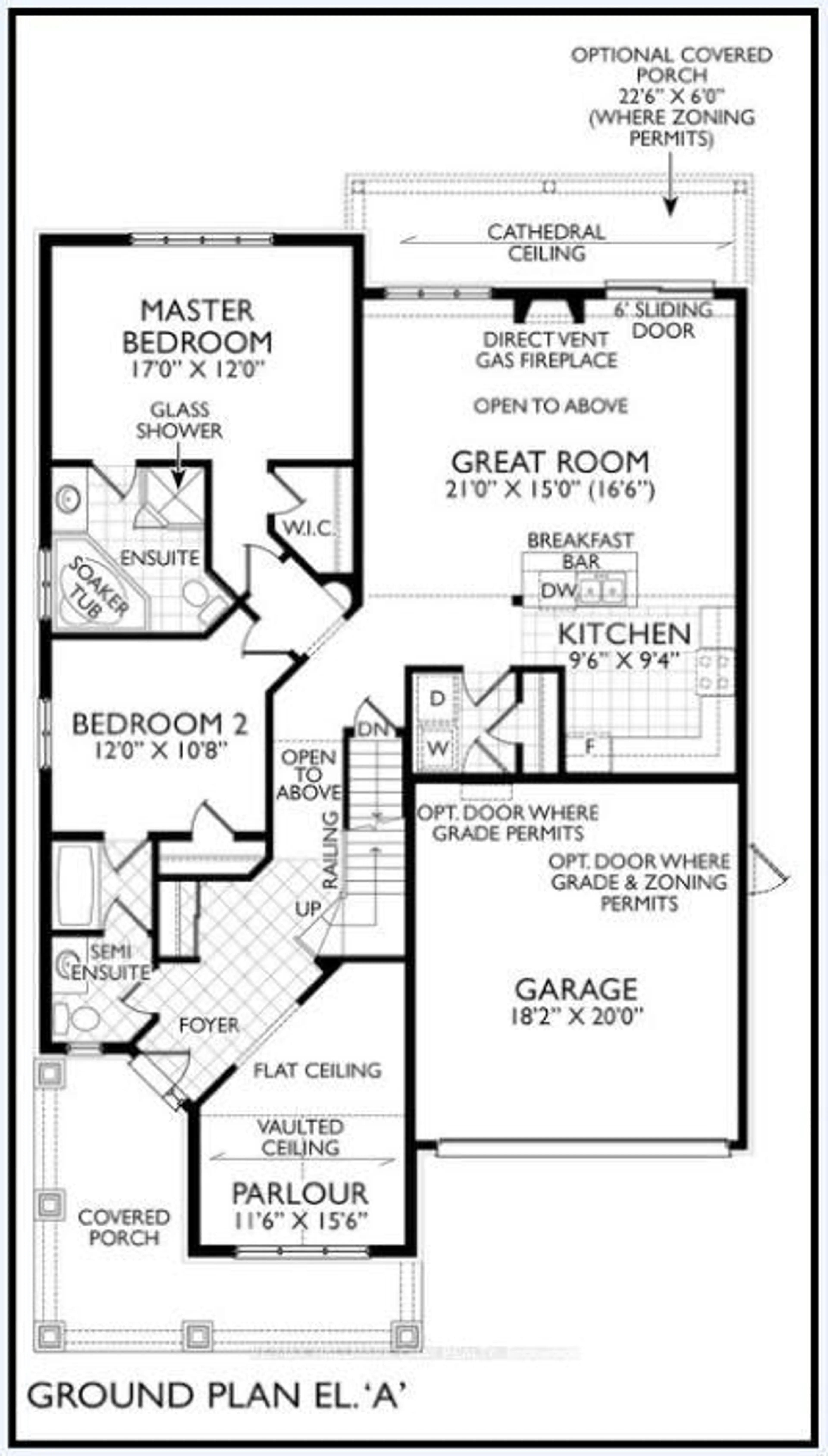 Floor plan for Lot 20 The Preserve Rd, Bancroft Ontario K0L 1C0