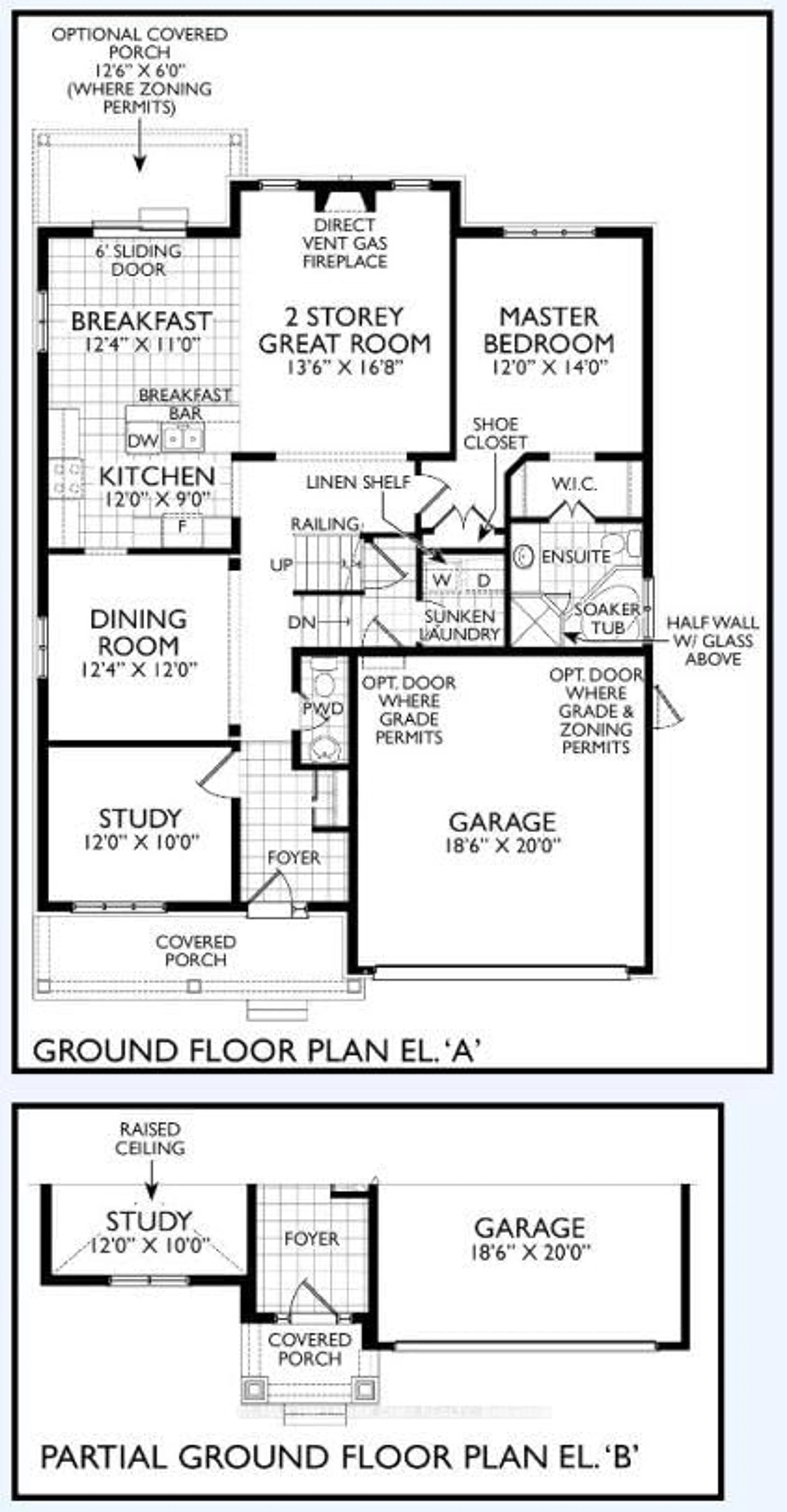 Floor plan for Lot 26 The Preserve Rd, Bancroft Ontario K0L 1C0