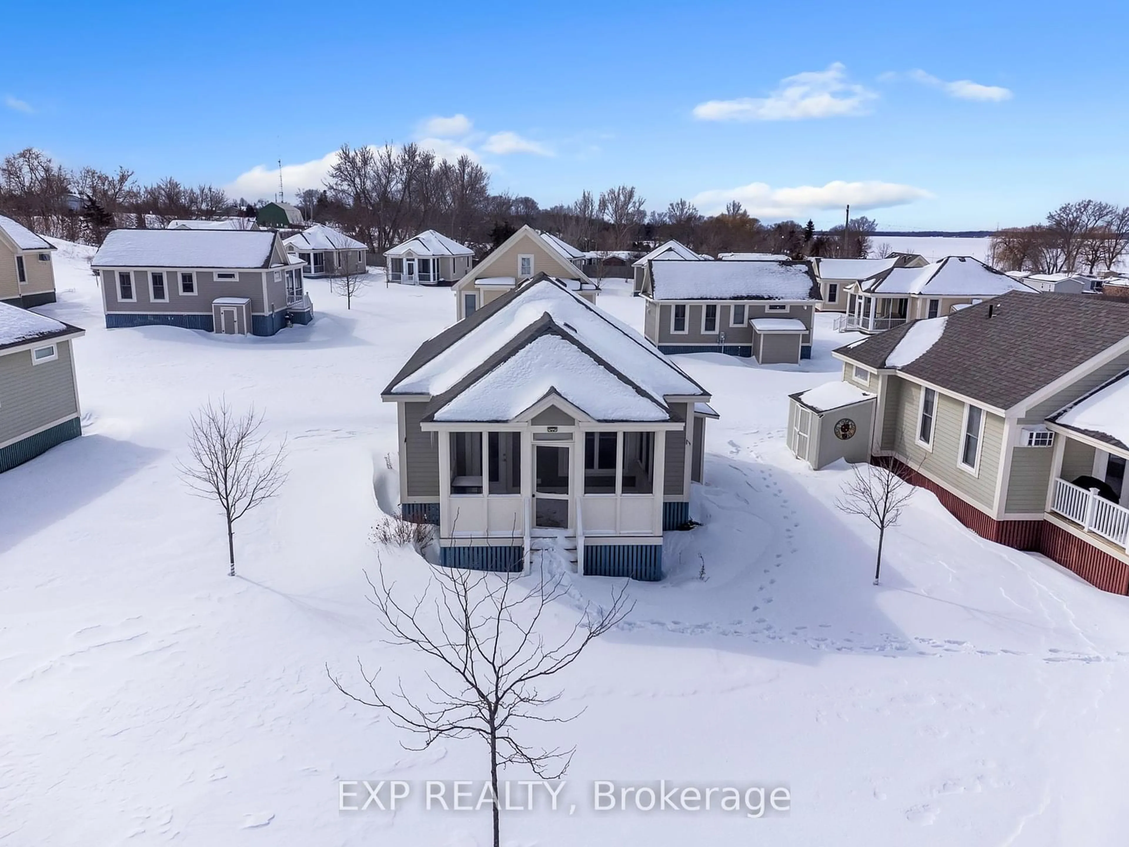 A pic from outside/outdoor area/front of a property/back of a property/a pic from drone, unknown for 37 Butternut Lane, Prince Edward County Ontario K0K 1P0