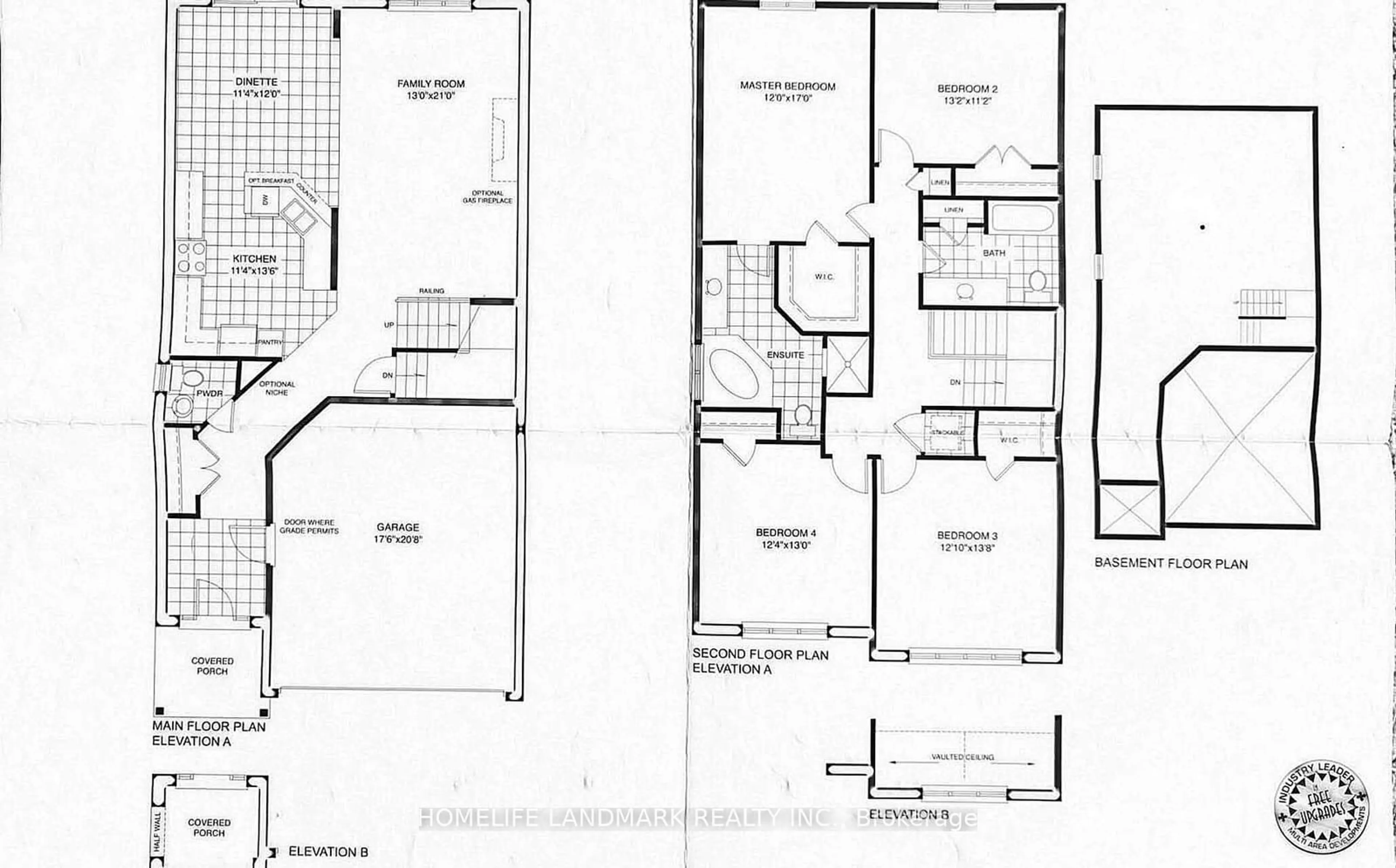 Floor plan for 206 Bellagio Ave, Hamilton Ontario L0R 1P0