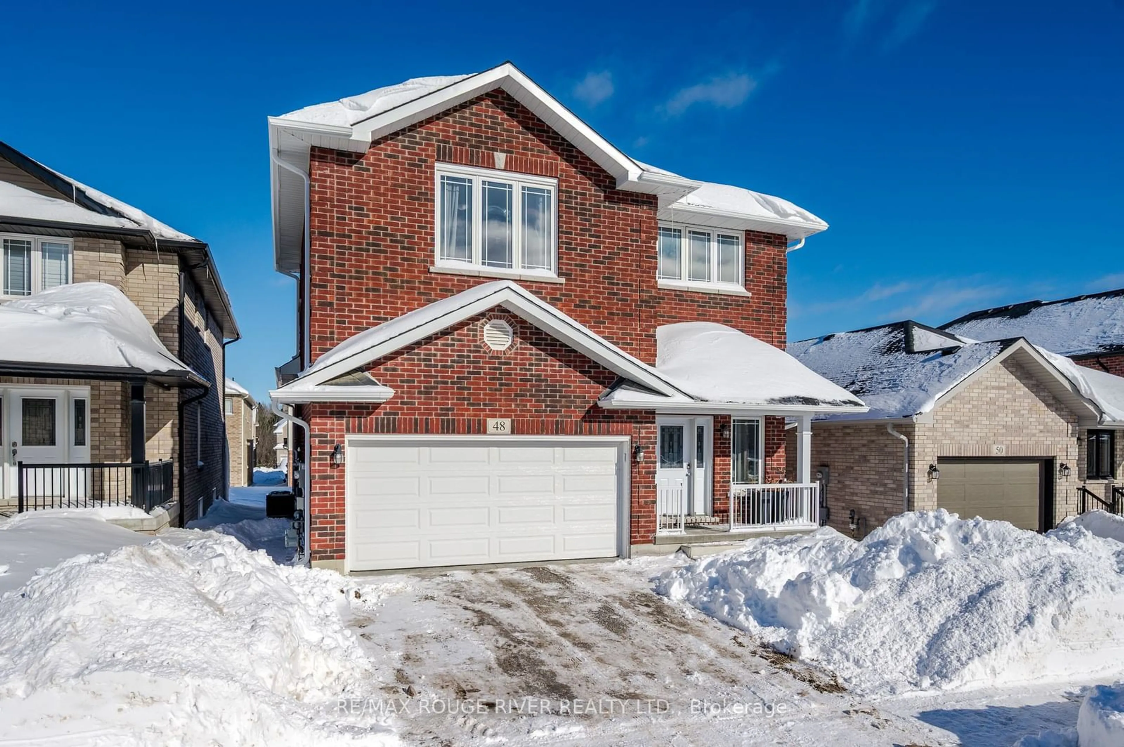 Home with brick exterior material, street for 48 York Dr, Smith-Ennismore-Lakefield Ontario K9K 0H1