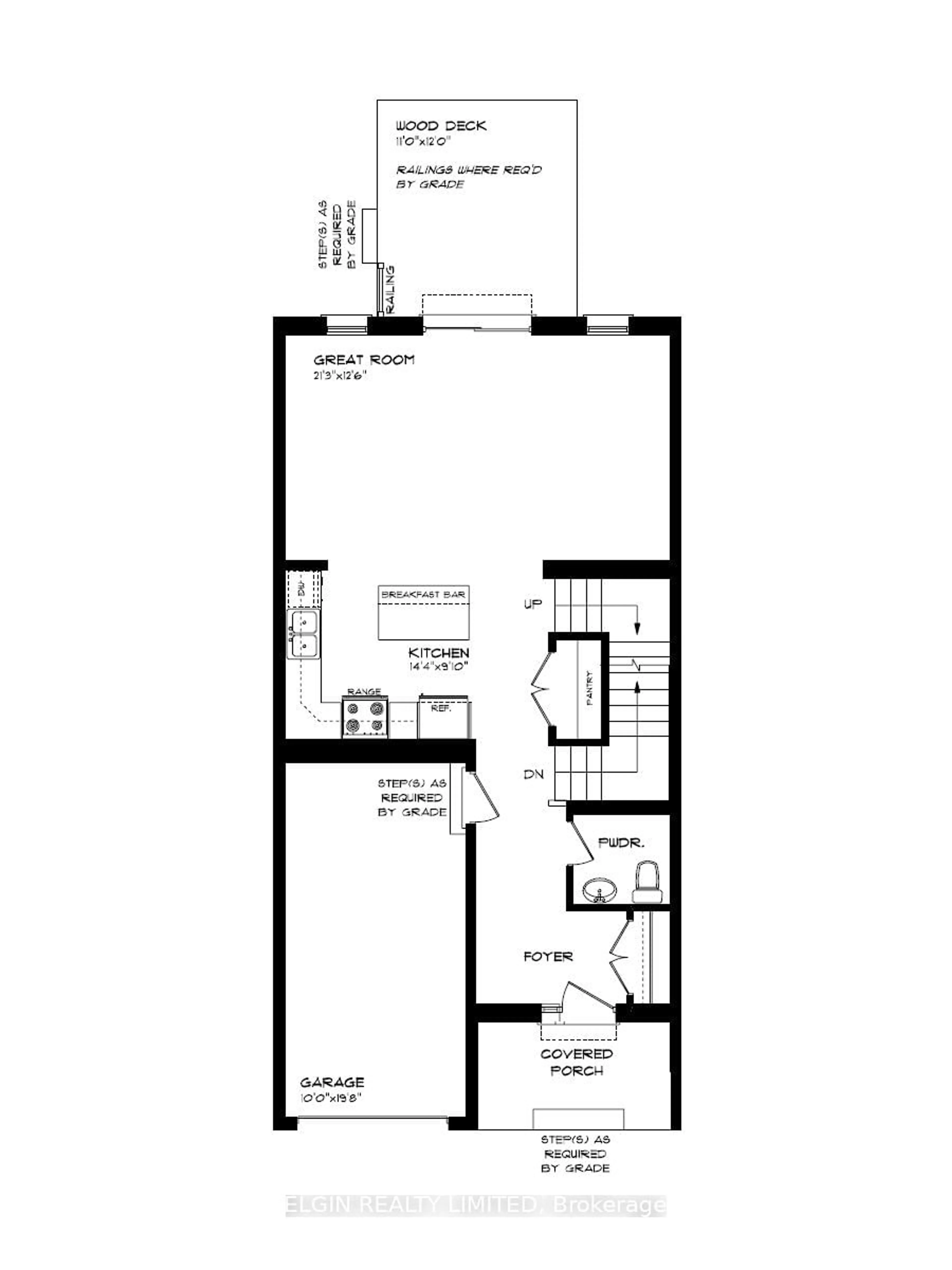 Floor plan for 50 Canary St, Tillsonburg Ontario N4G 0K3