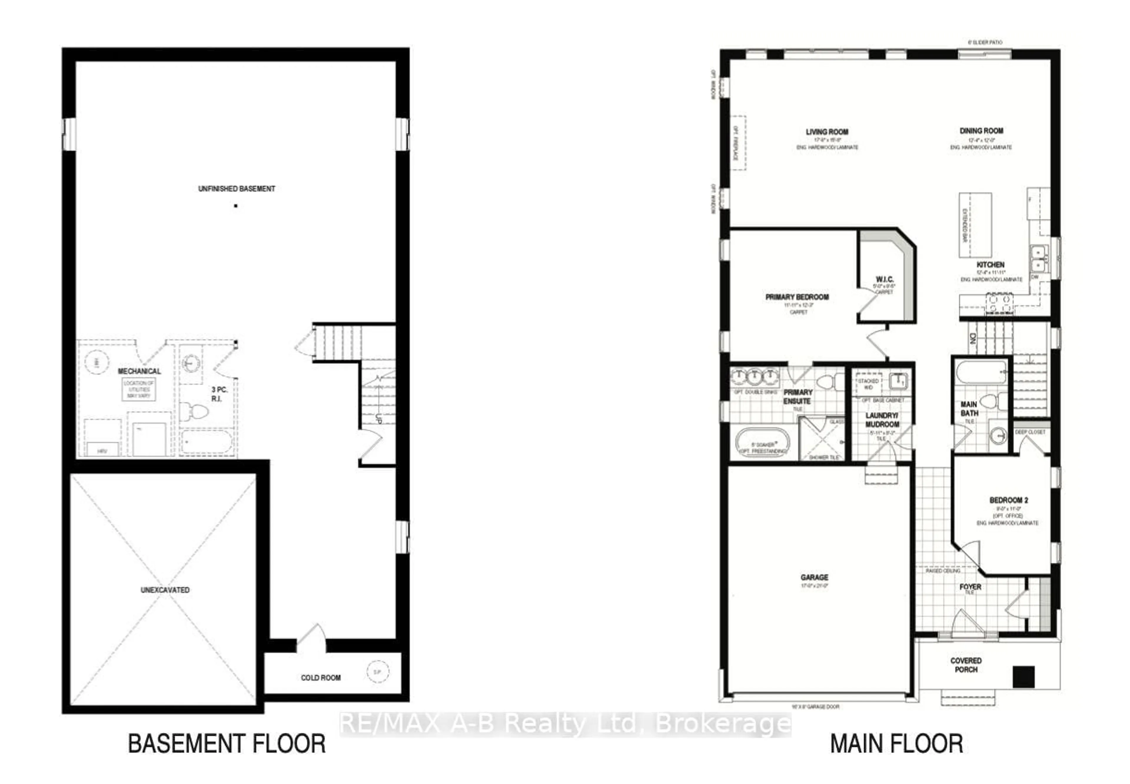 Floor plan for Lot 33-132 Dempsey Dr, Stratford Ontario N5A 0K5